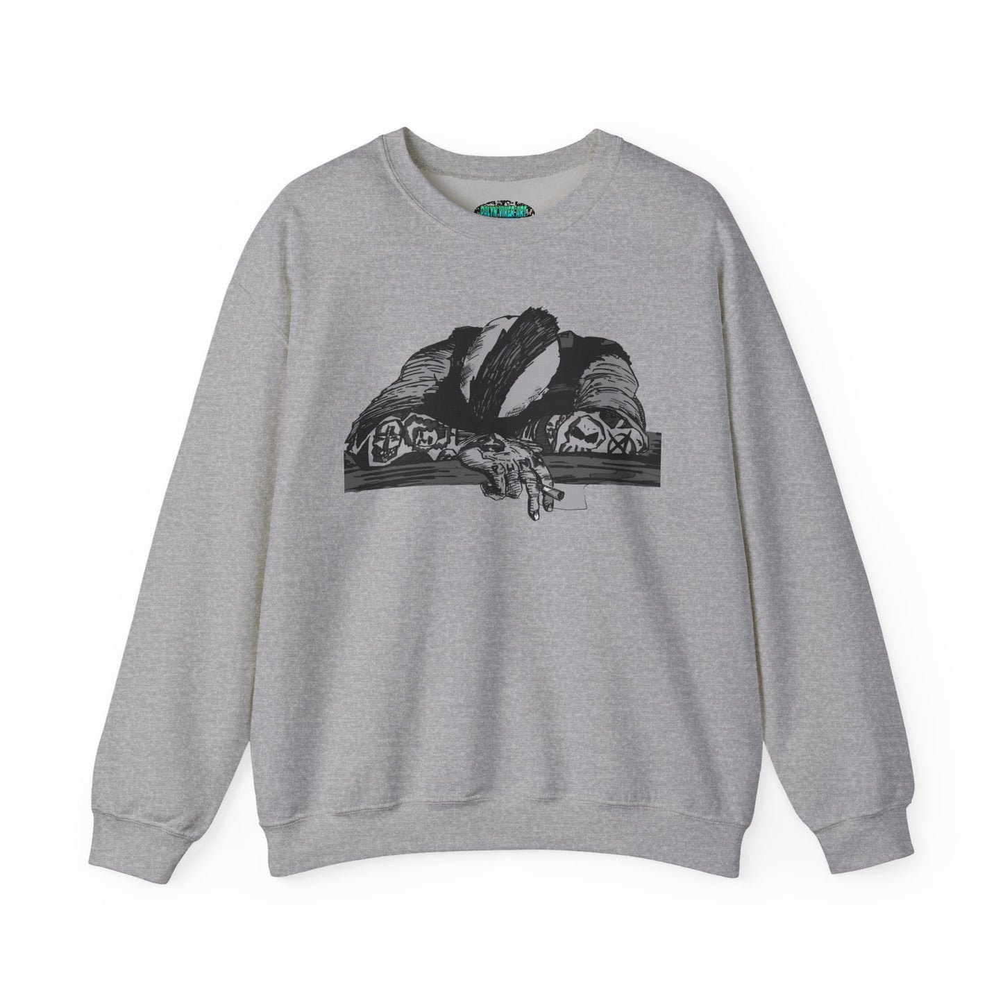 Punk and Done Graphic Crewneck Sweatshirt for Everyday Comfort