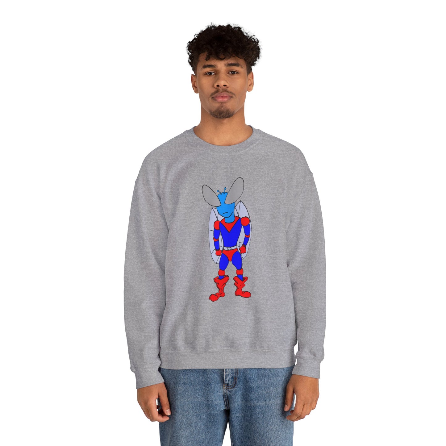 Superhero Agent 501 Unisex Heavy Blend™ Crewneck Sweatshirt