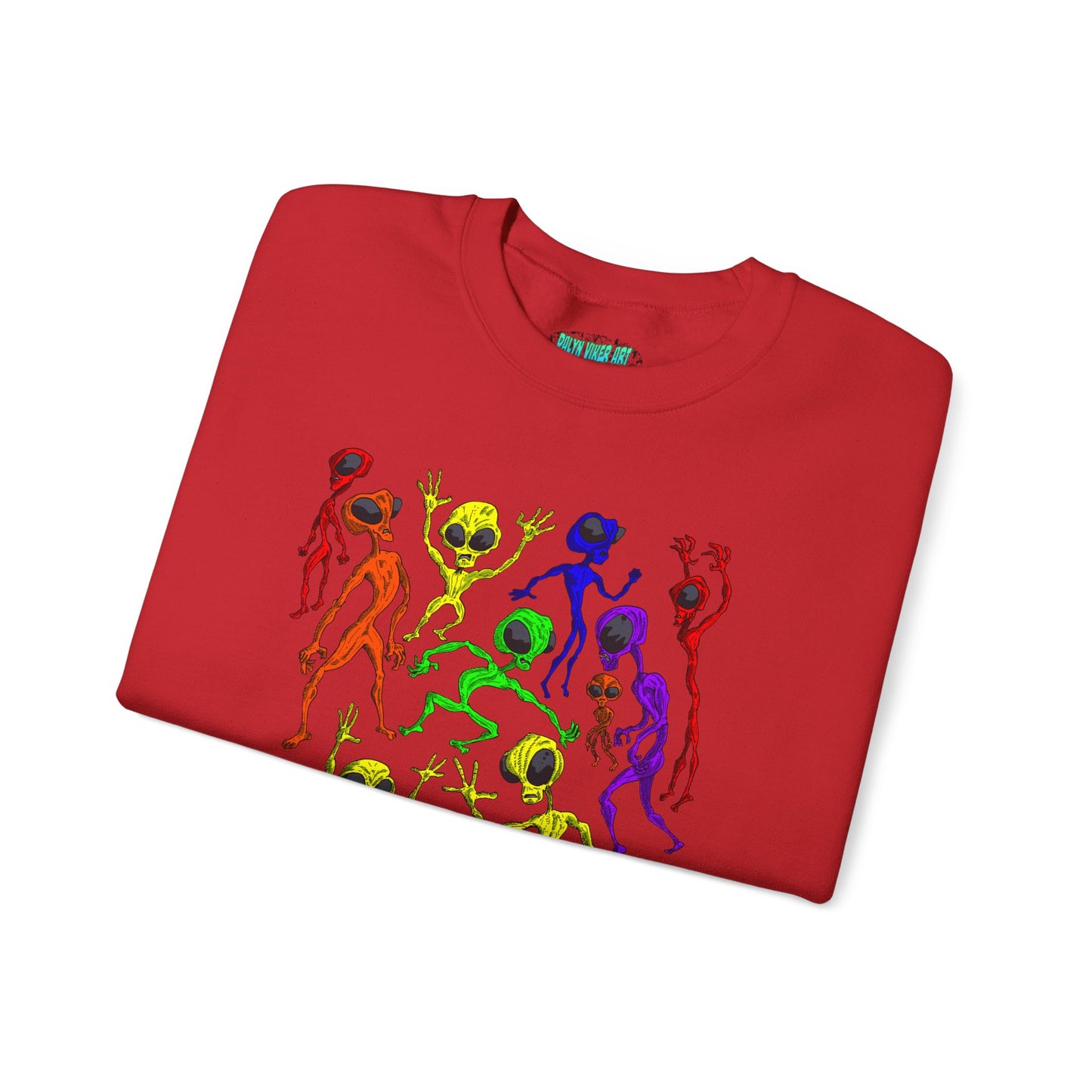Alien Dance Party Crewneck Sweatshirt