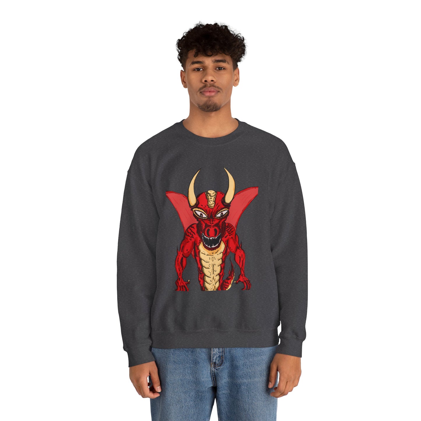 Fierce Dragon Unisex Crewneck Sweatshirt
