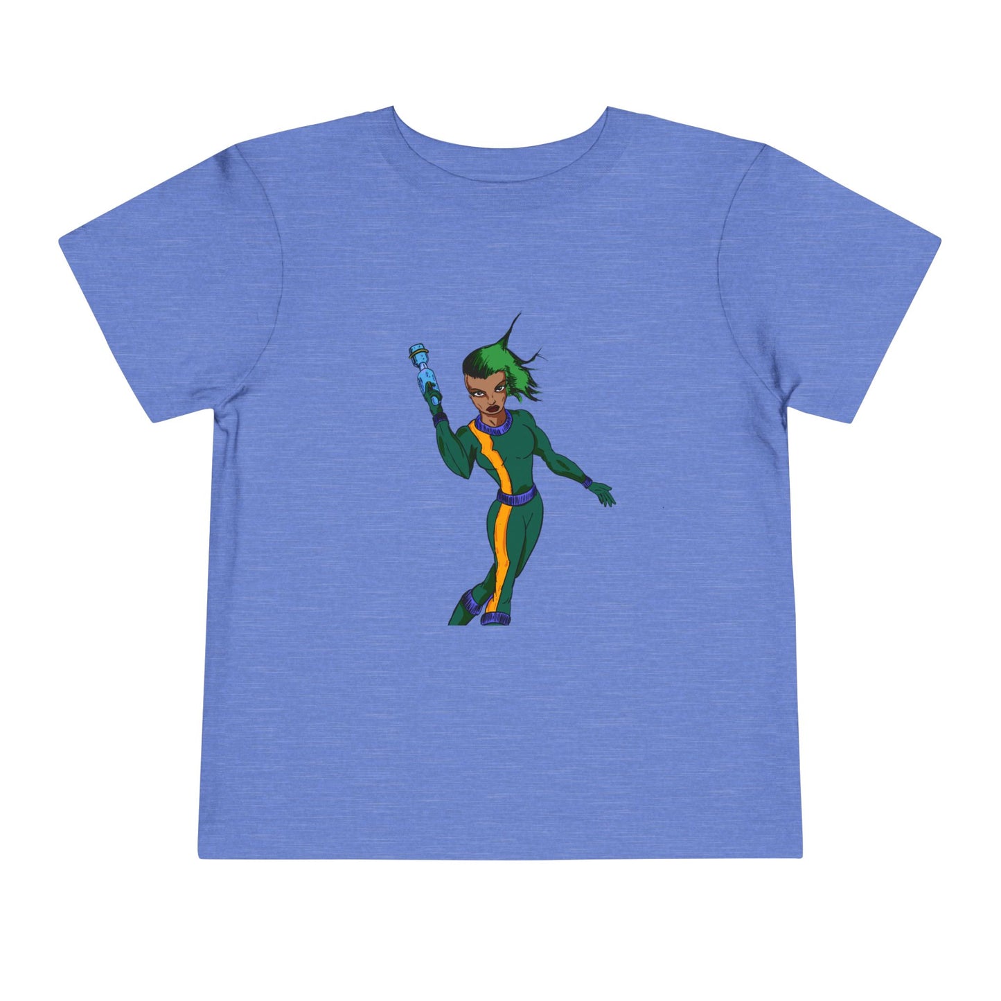 Toddler Tee — Colorful Space Hero Graphic
