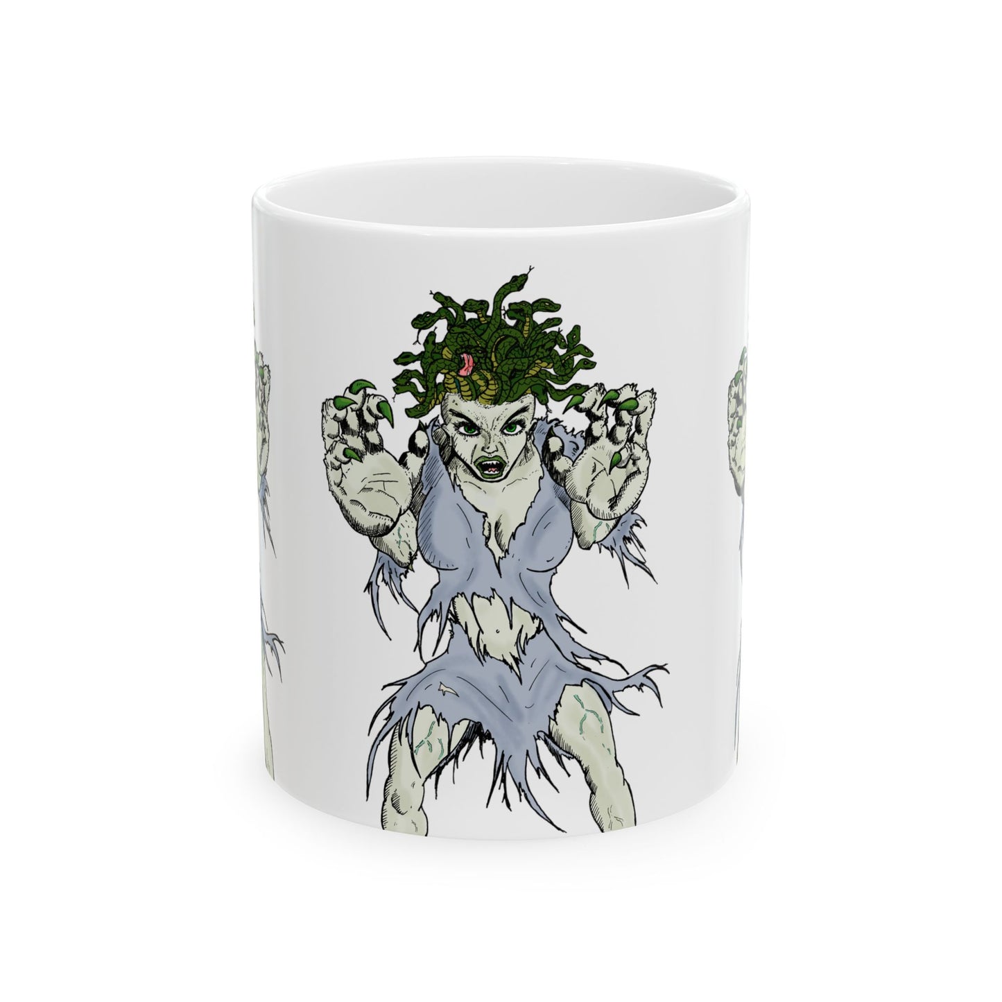 Medusa Ceramic Mug, (11oz)