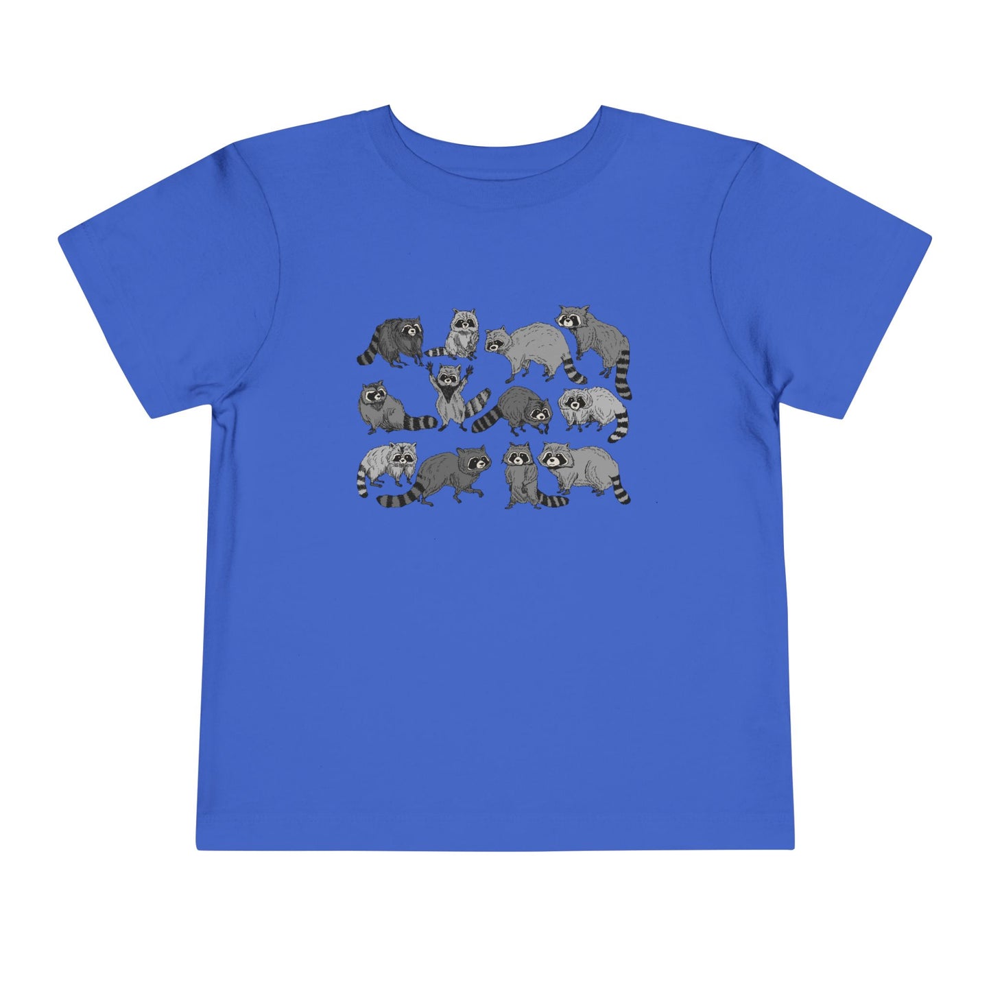 Toddler Tee — Playful Woodland Raccoon Crew Cute Kids Shirt