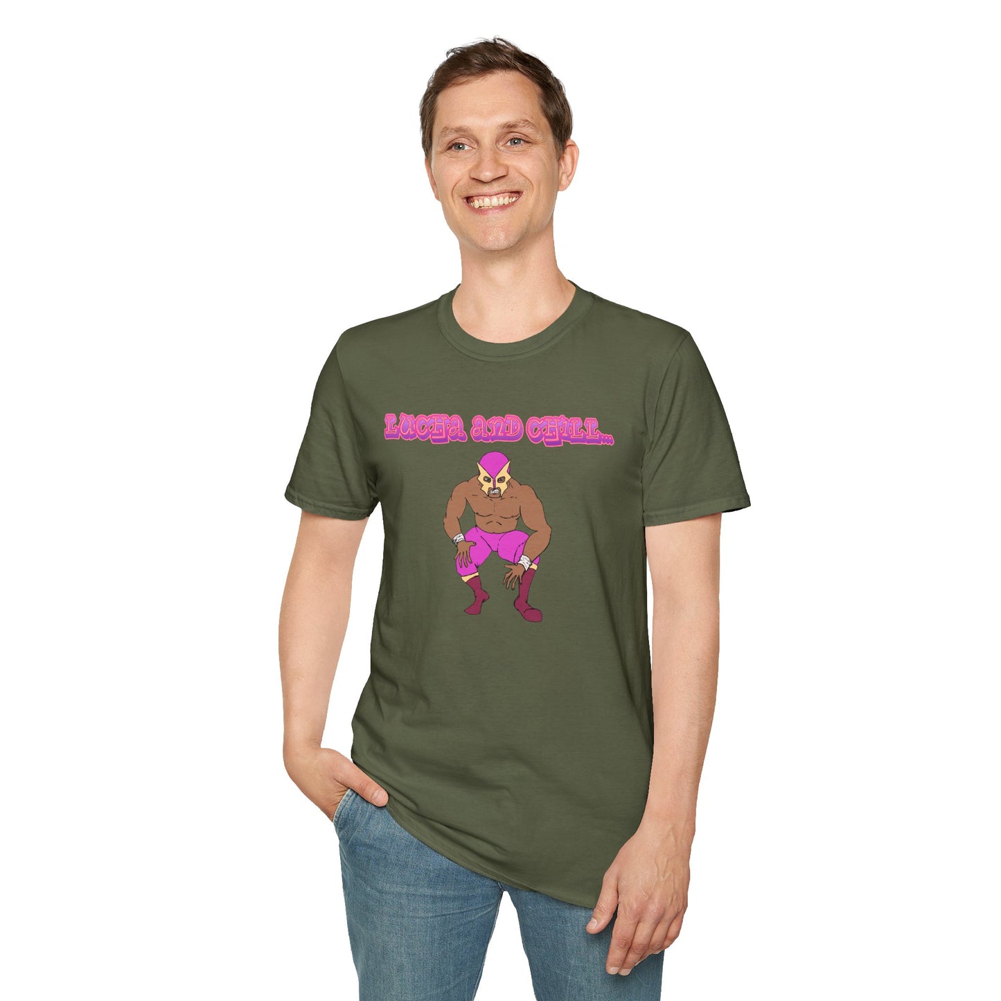 Lucha & Chill Unisex Softstyle T-Shirt