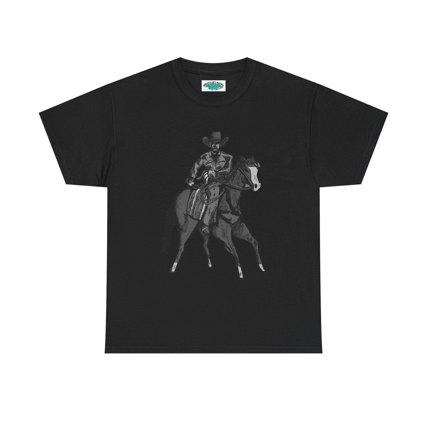 Cowboy on Horseback T‑Shirt — Vintage Western Rodeo Tee