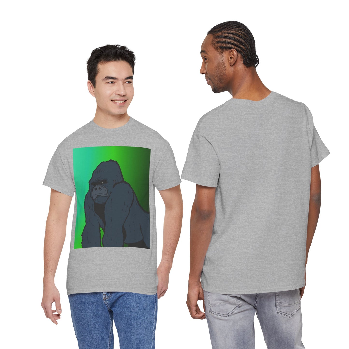 Gorilla Portrait Tee – Graphic Ape Illustration T-Shirt