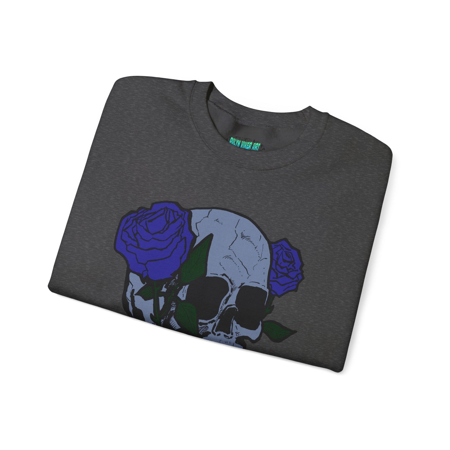 Rose Skull Crewneck Sweatshirt for Stylish Comfort