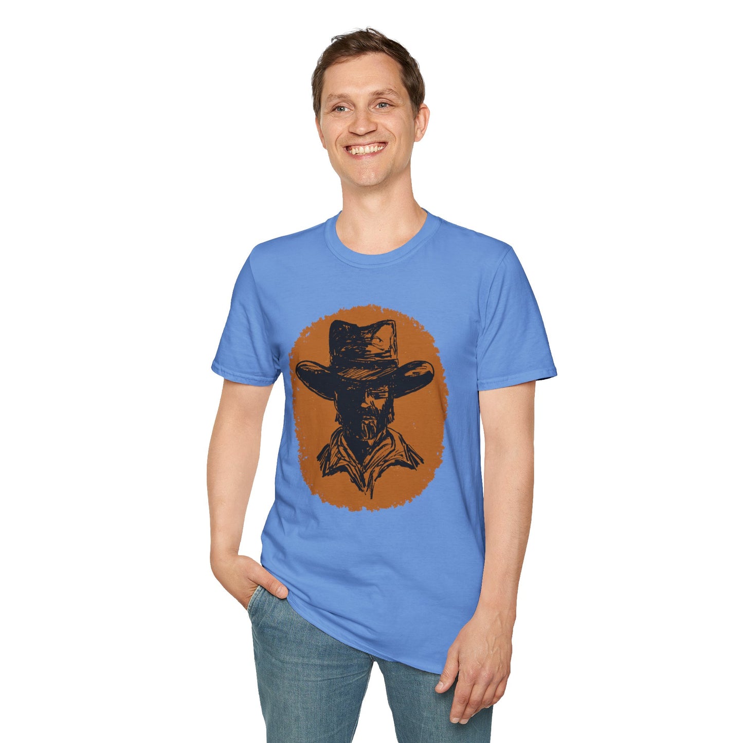 Southwest Cowboy Unisex T-Shirt - Western Rancher Design