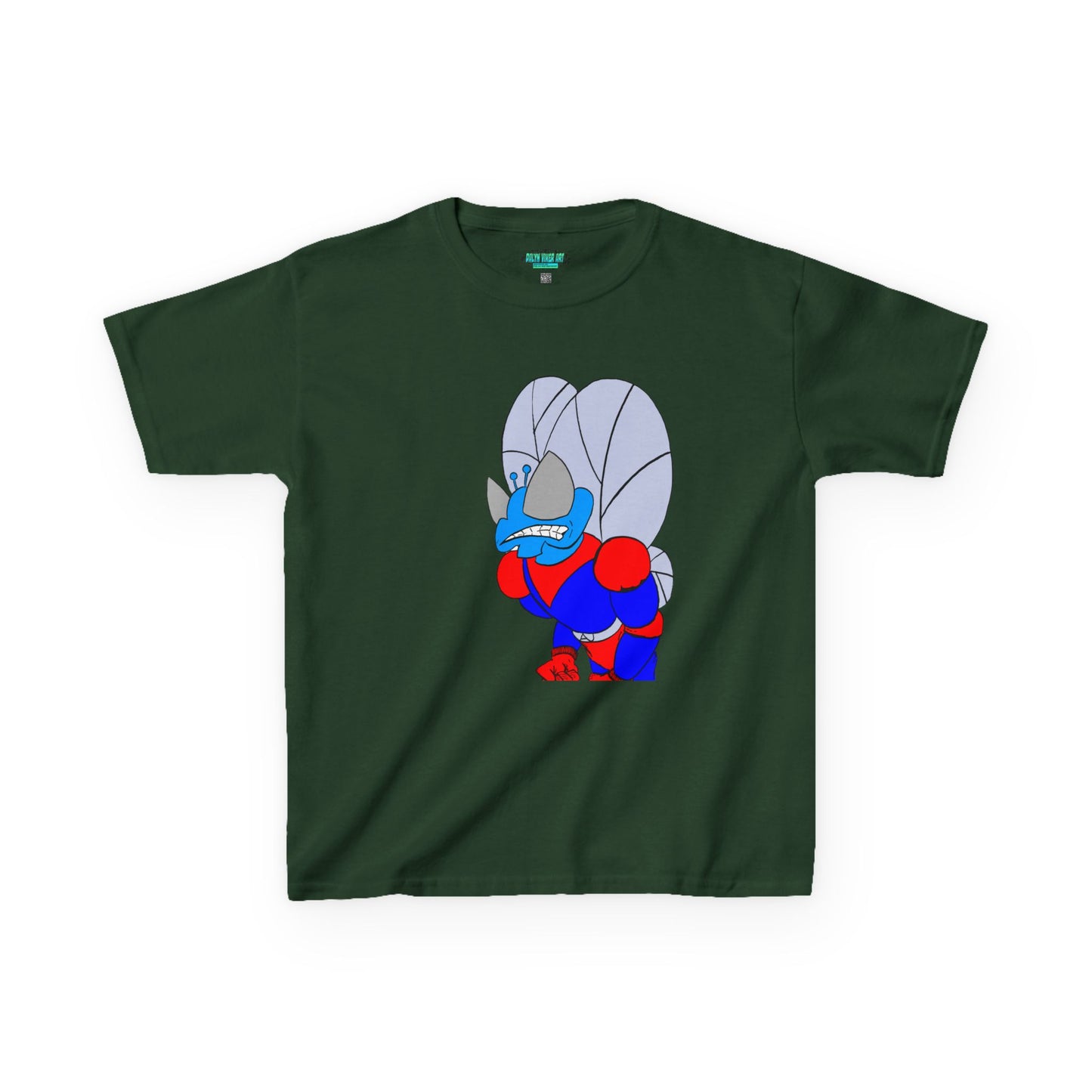 The Astound Astro-Fly - Ready for the Next Case - Playful Cartoon Kids Tee - Fun and Colorful Design
