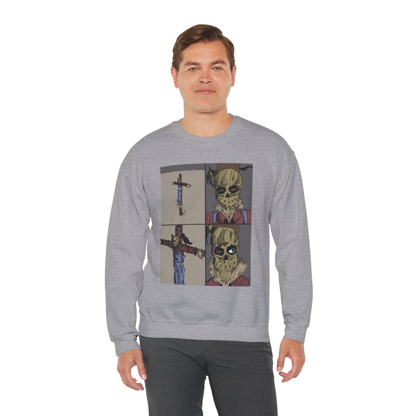 Scarecrow Graphic Crewneck Sweatshirt