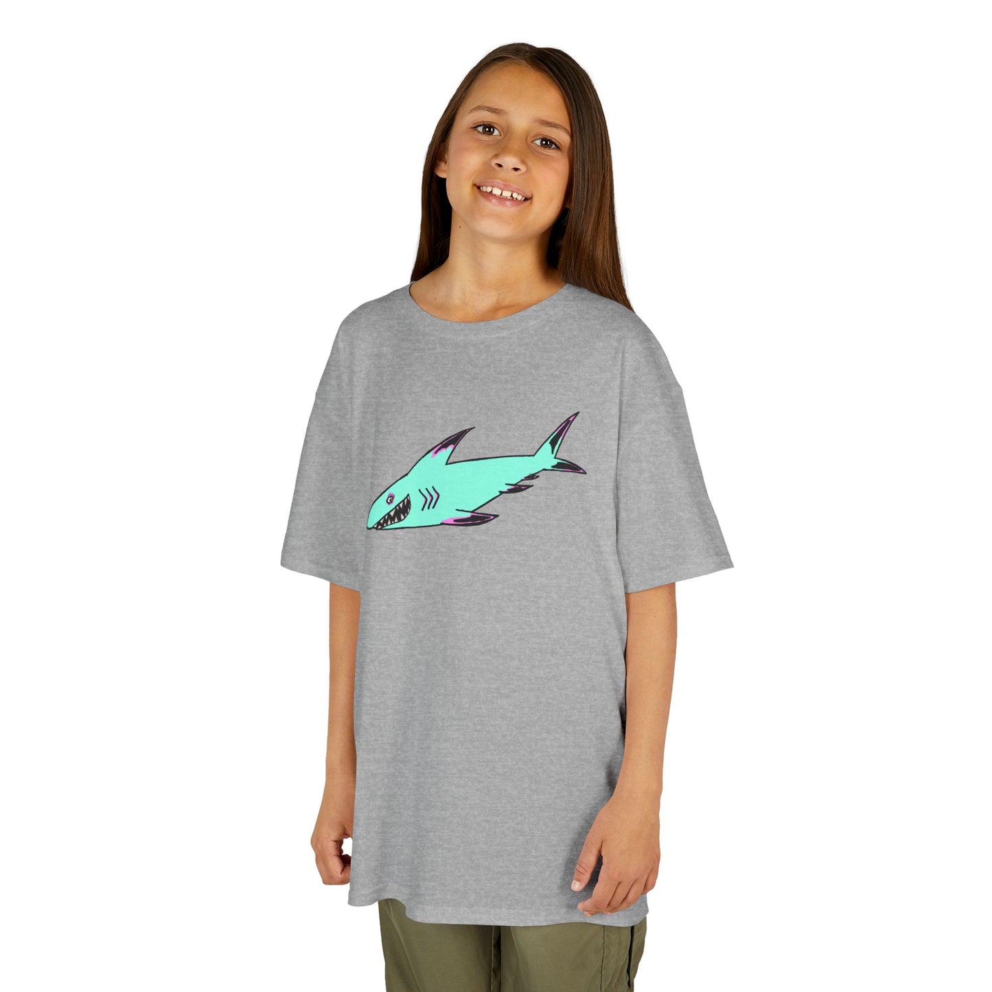 Cool Shark Kids Tee, Animal T-Shirt, Gifts for Boys, Summer Wear, Fun Graphic Tee, Birthday Gift