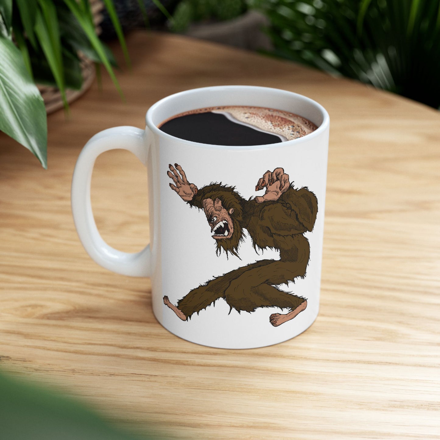 Berserker Bigfoot Ceramic Mug, (11oz)