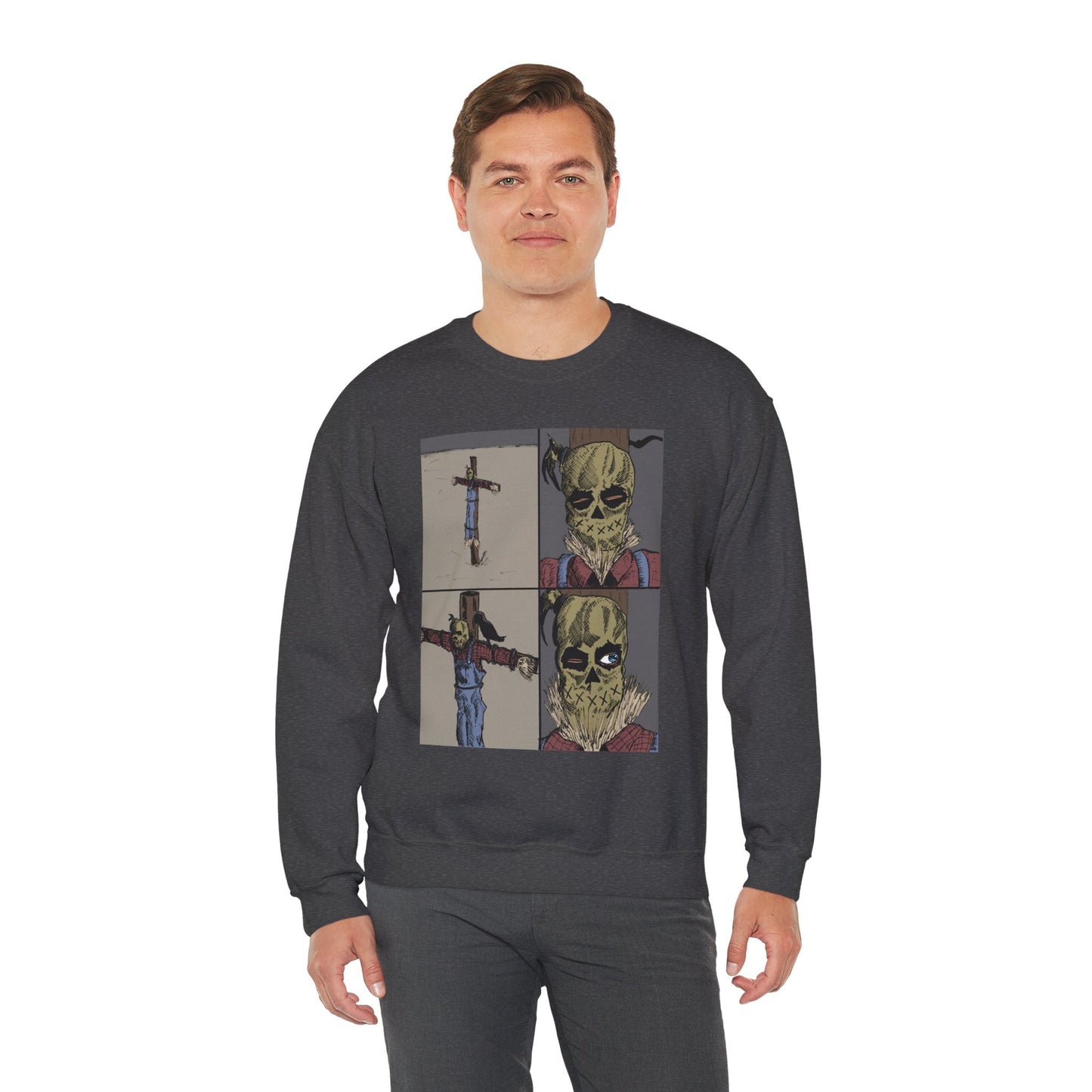 Scarecrow Graphic Crewneck Sweatshirt
