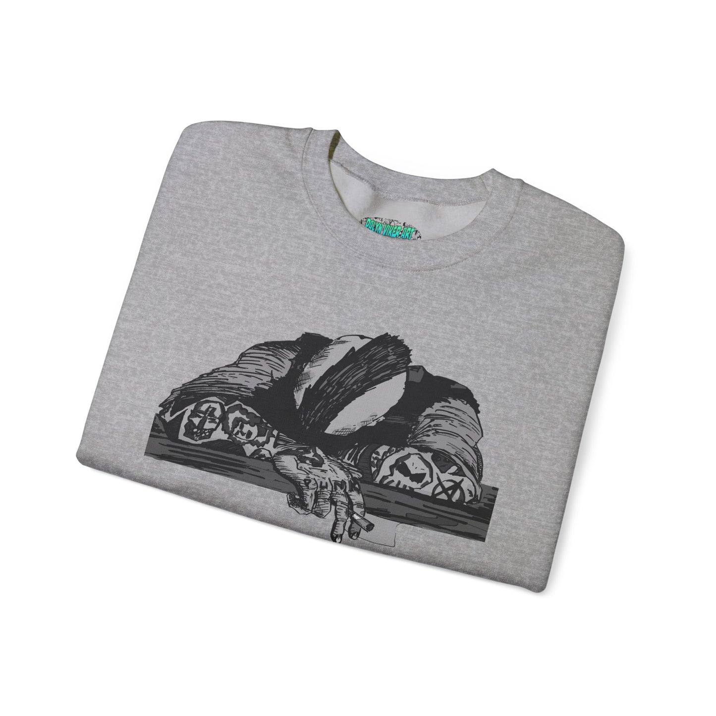 Punk and Done Graphic Crewneck Sweatshirt for Everyday Comfort