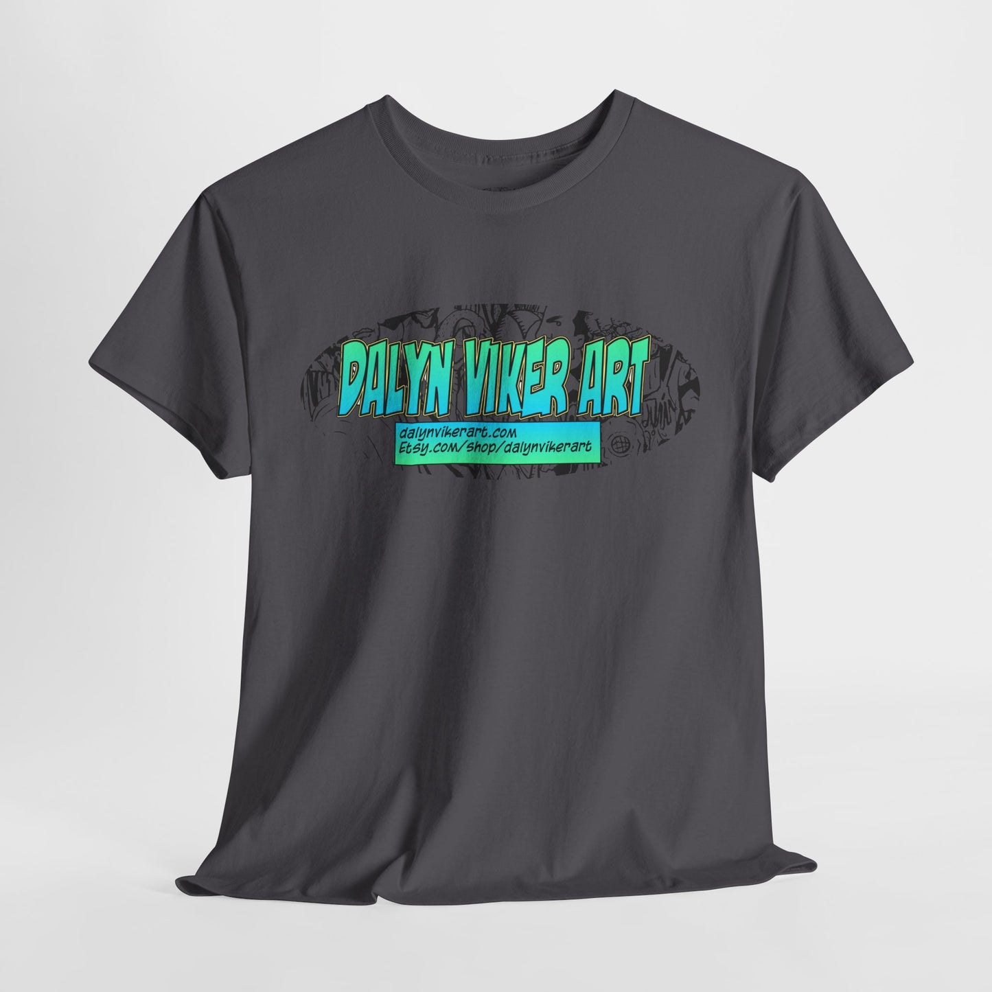 Dalyn Viker Art Logo - Artistic Unisex Tee with Abstract Design, Cool Graphic Shirt for Art Lovers, Perfect Gift for Creatives, Casual Wear, Summer Essential