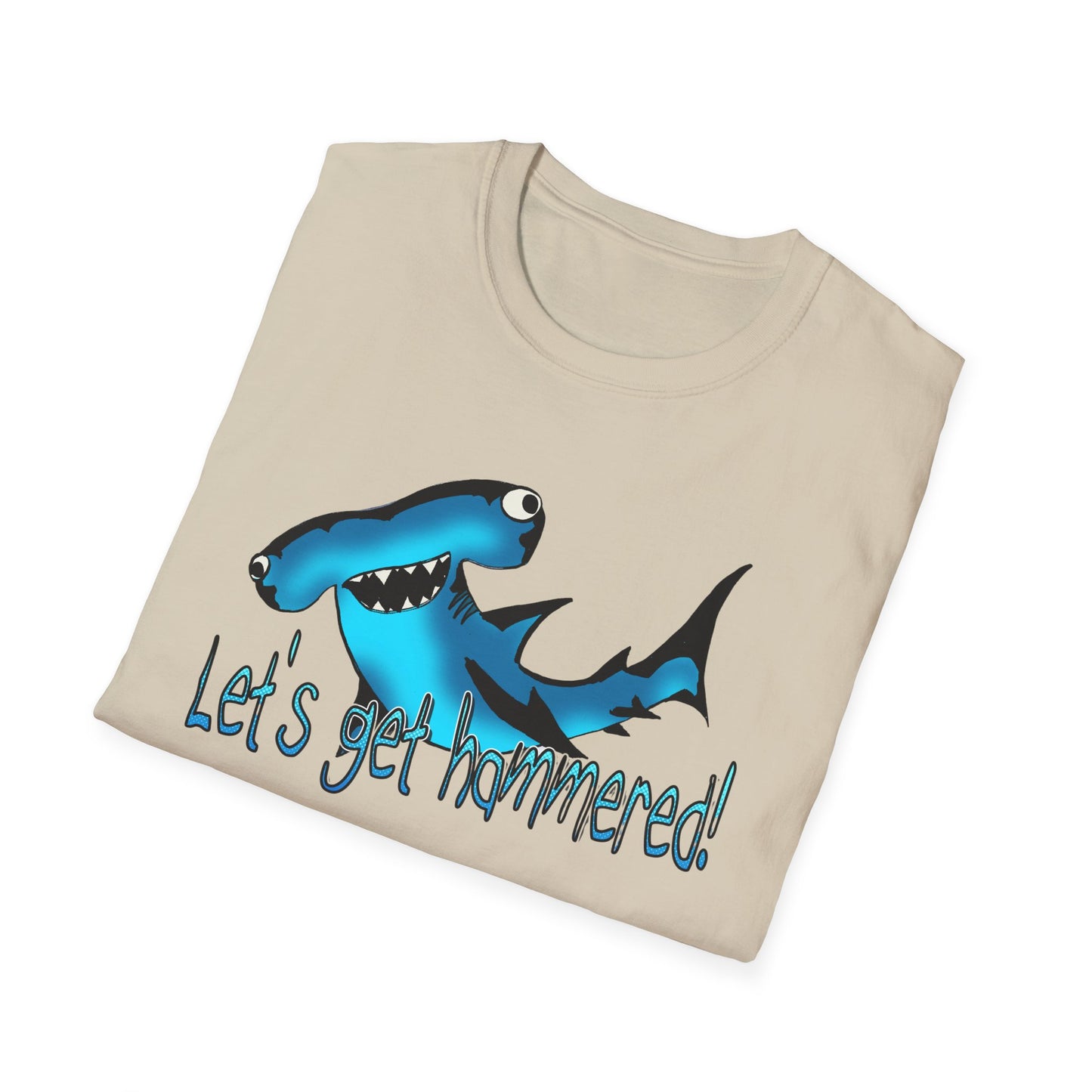 Hammered Shark Unisex T-Shirt – Let's Get Crunk Drinking Shirt