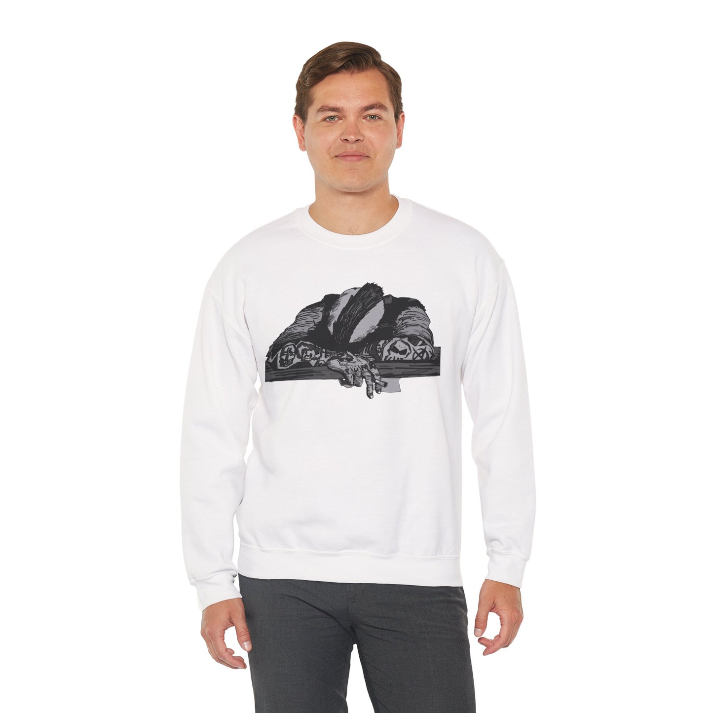 Punk and Done Graphic Crewneck Sweatshirt for Everyday Comfort