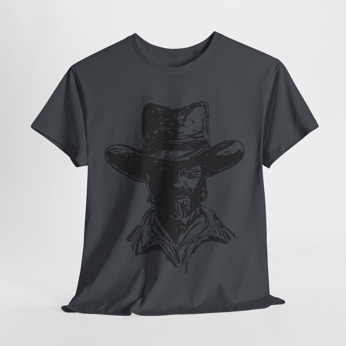 Rustic Cowboy Graphic Unisex Heavy Cotton Tee