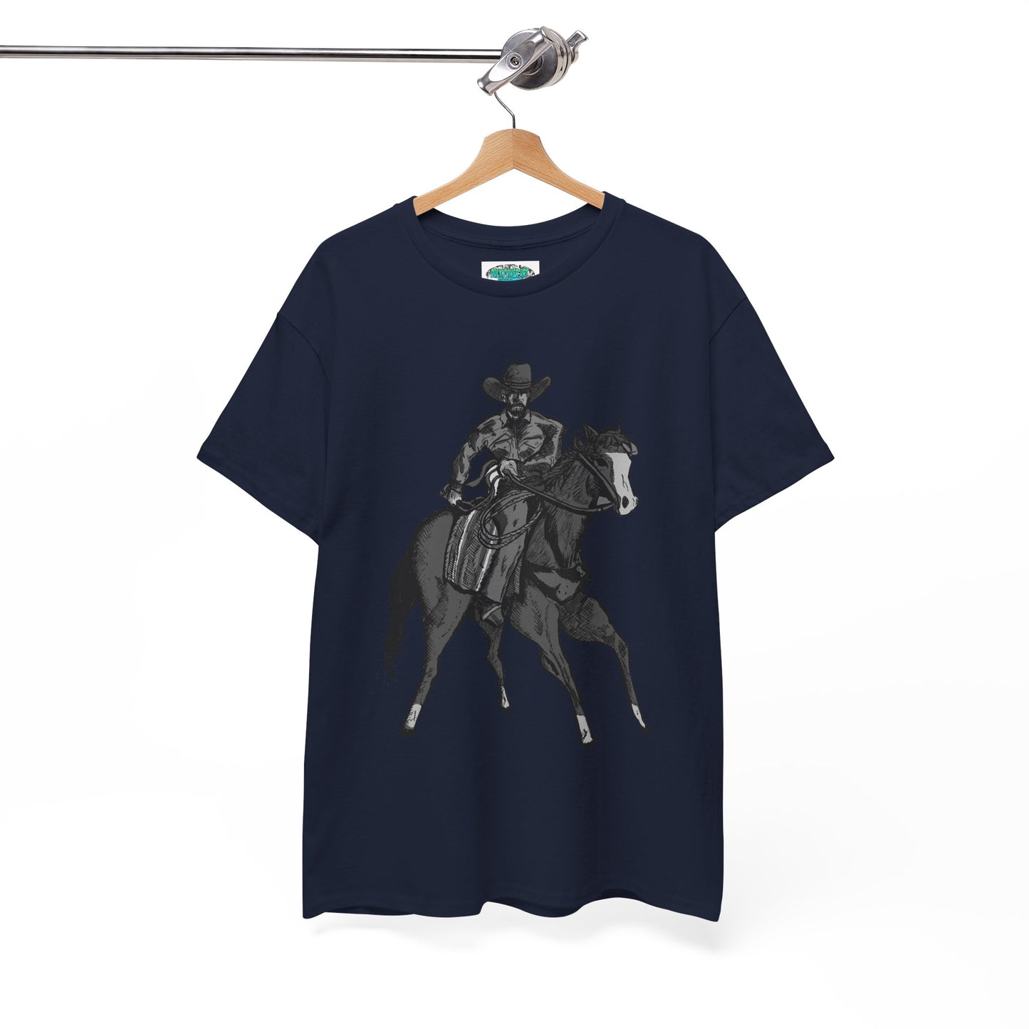 Cowboy on Horseback T‑Shirt — Vintage Western Rodeo Tee