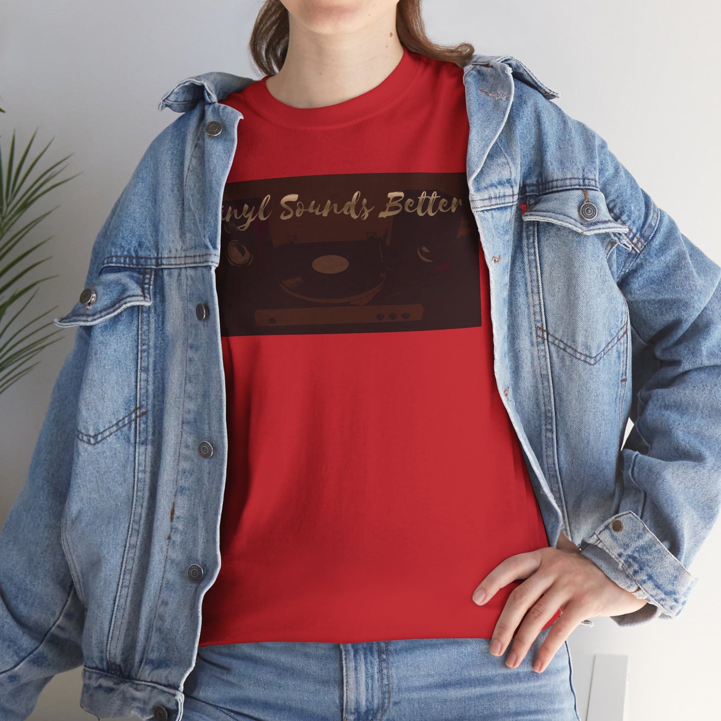 Vinyl Sounds Better T-Shirt — Retro Record Player Tee for Music Lovers
