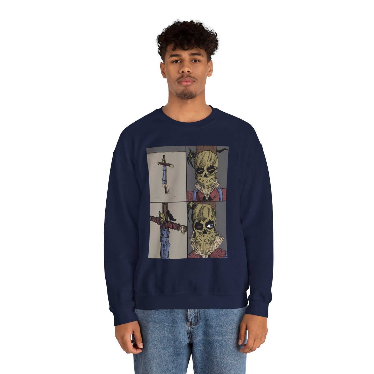 Scarecrow Graphic Crewneck Sweatshirt