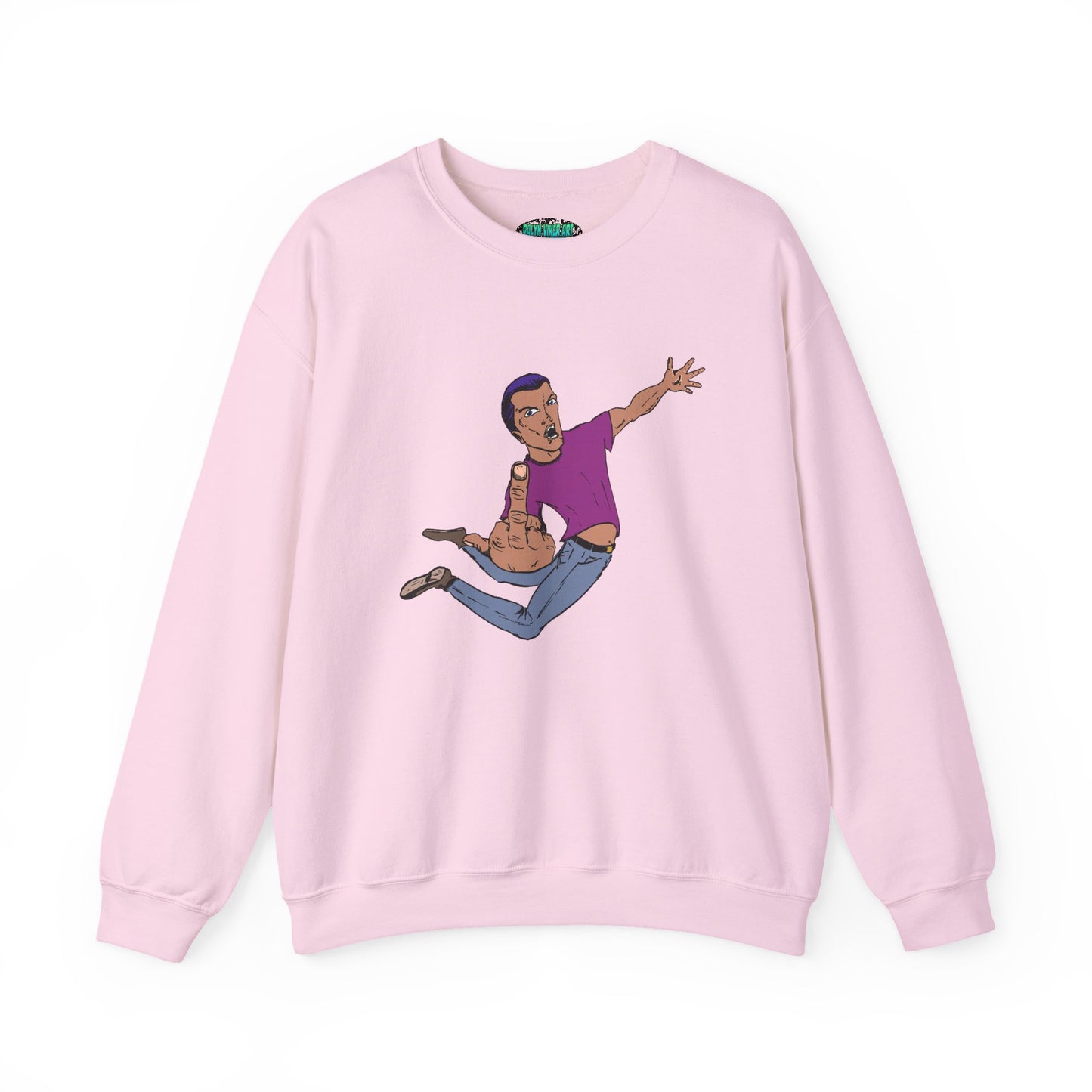 Flying Eff Dynamic Cartoon Character Crewneck Sweatshirt