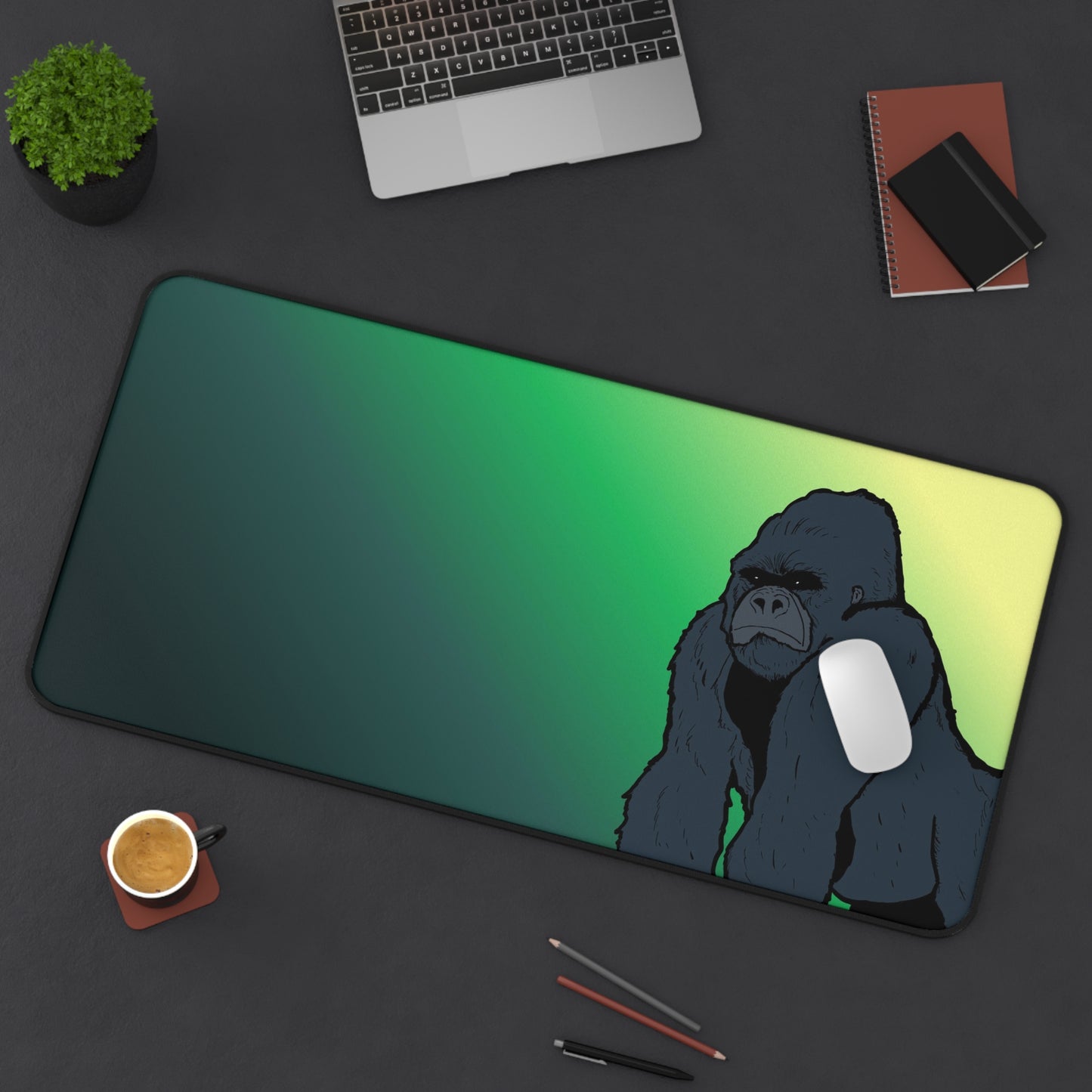 Gorilla Gradient Desk Mat — Large Gaming & Office Mouse Pad