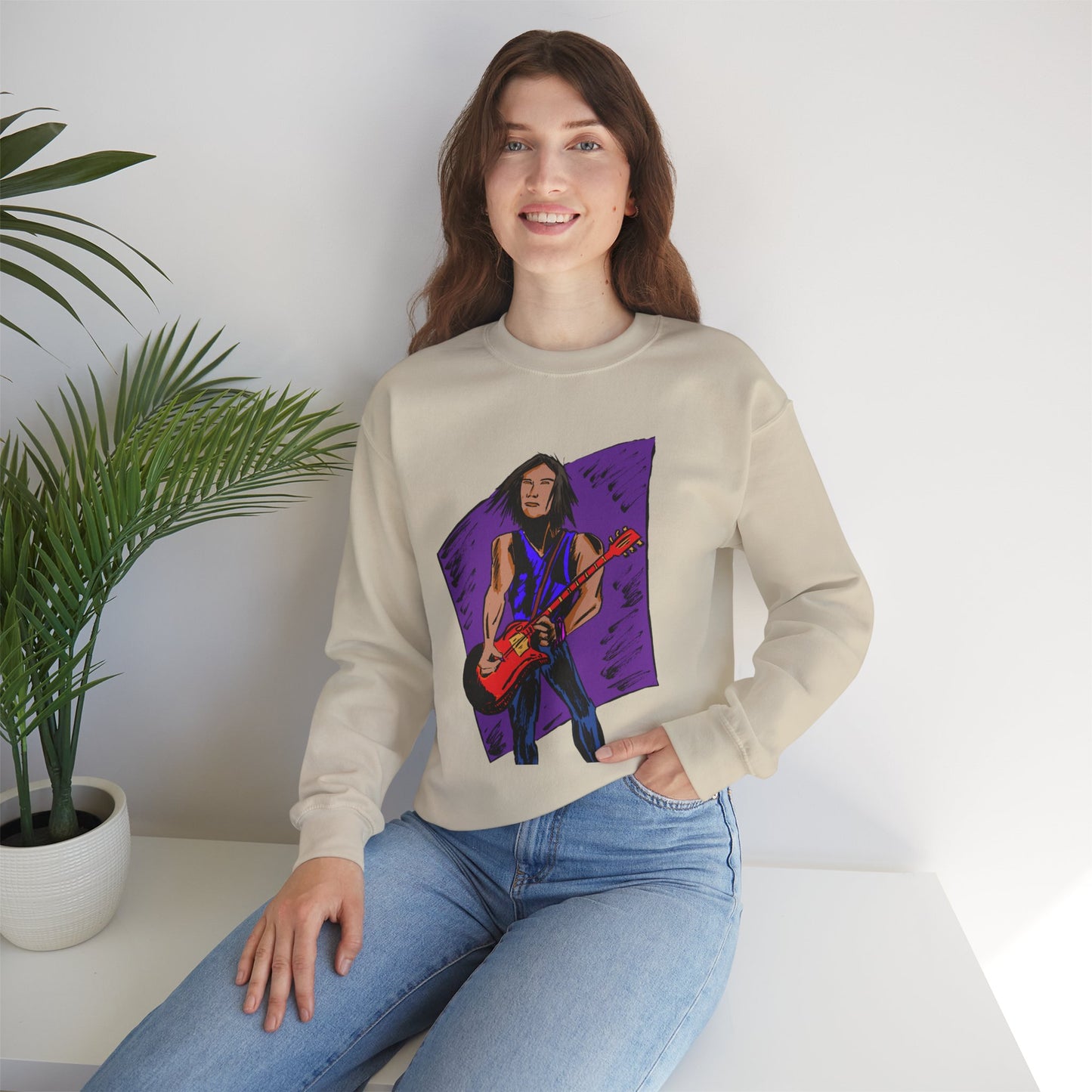 Rock Star Vintage Crewneck Sweatshirt