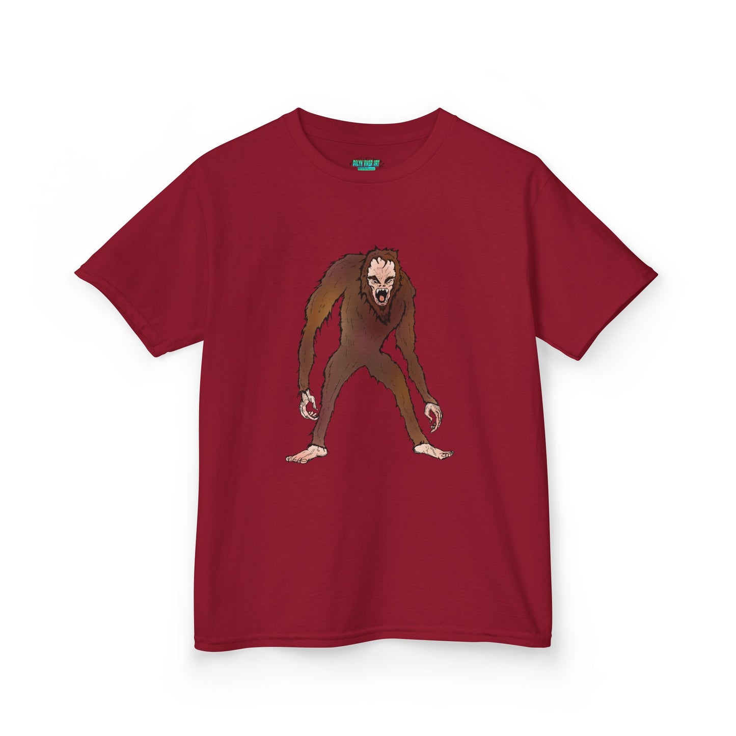 Kids Tee — Playful Sasquatch/Yeti Monster Graphic