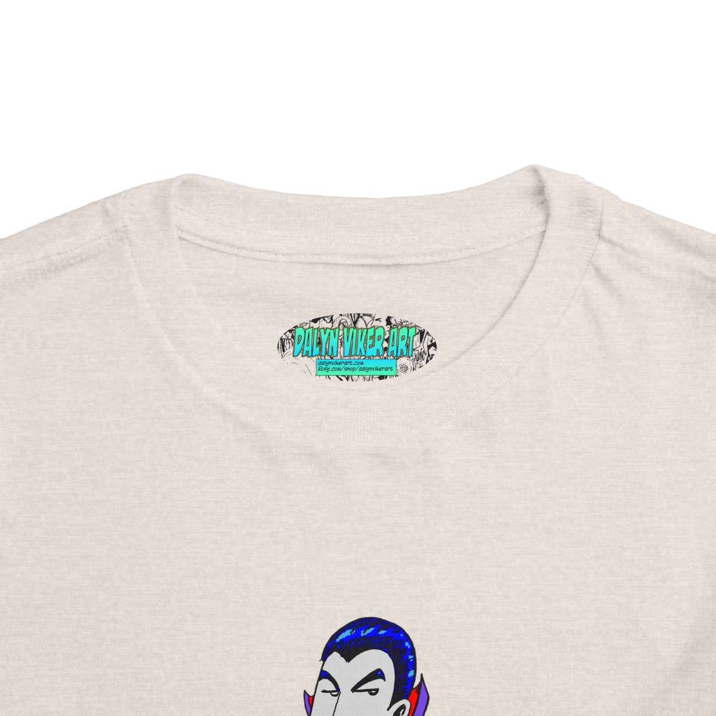 Toddler Tee — Cute Cartoon Vampire Graphic Shirt for Kids