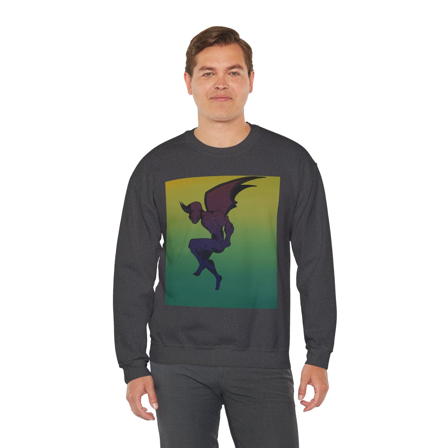Gradient Demon Unisex Heavy Blend™ Crewneck Sweatshirt