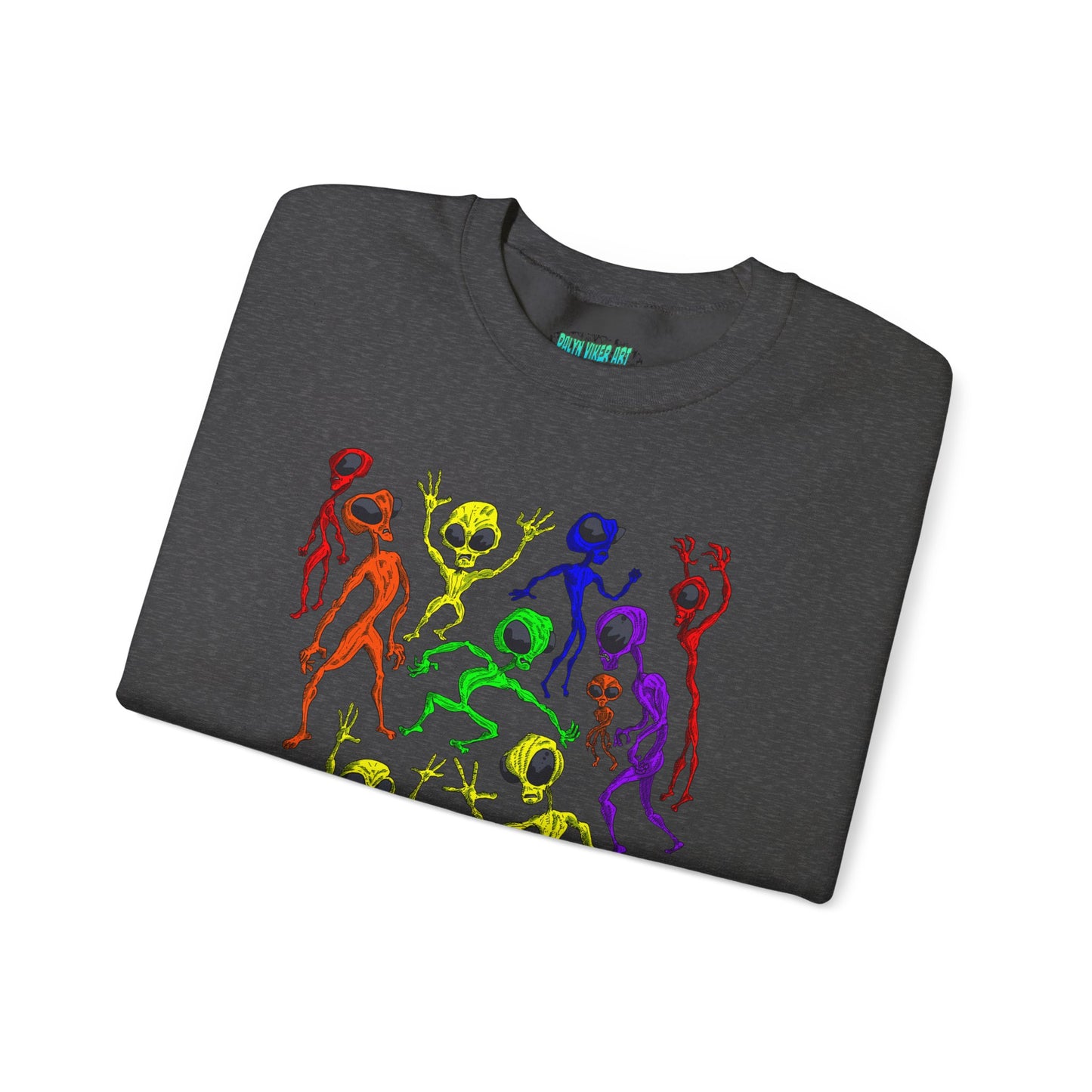 Alien Dance Party Crewneck Sweatshirt