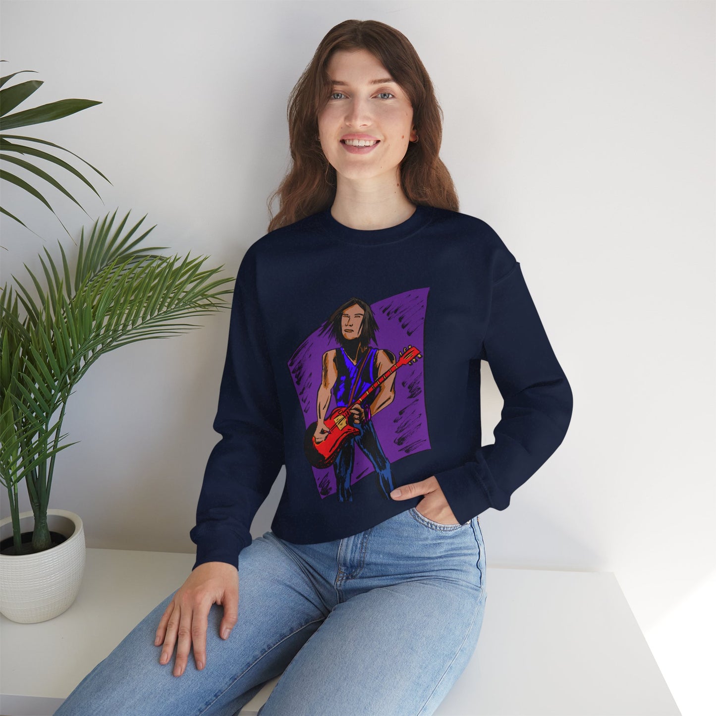 Rock Star Vintage Crewneck Sweatshirt