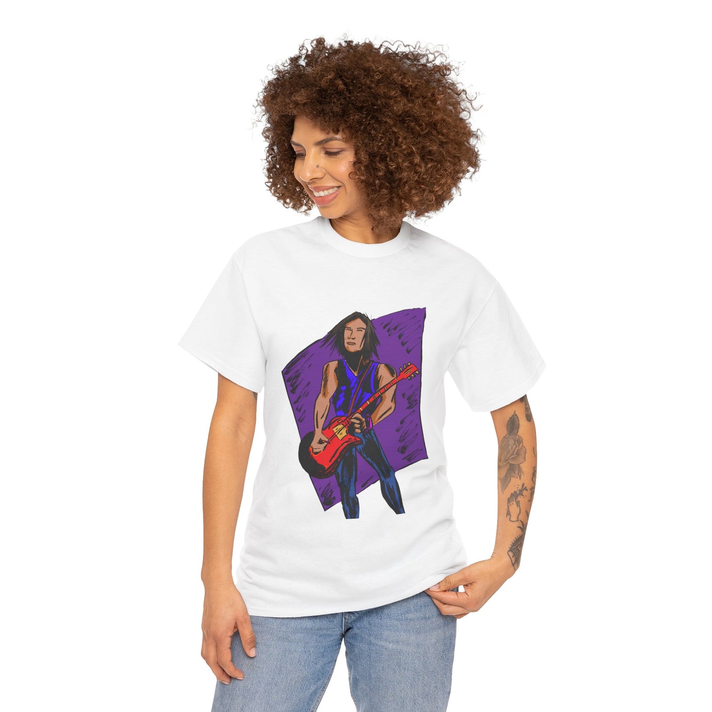 Rockstar Graphic Tee, Music Lover Shirt, Unisex Cotton T-Shirt, Gift for Musicians, Festival Outfit