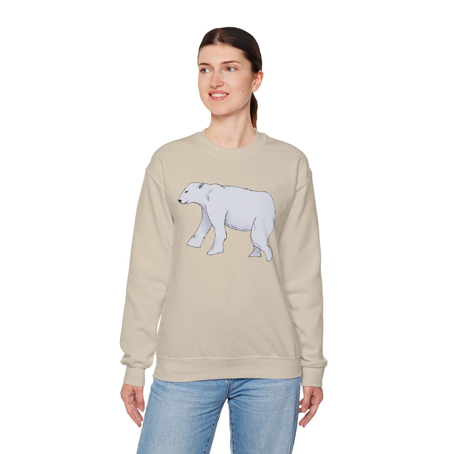 Cozy Polar Bear Crewneck Sweatshirt