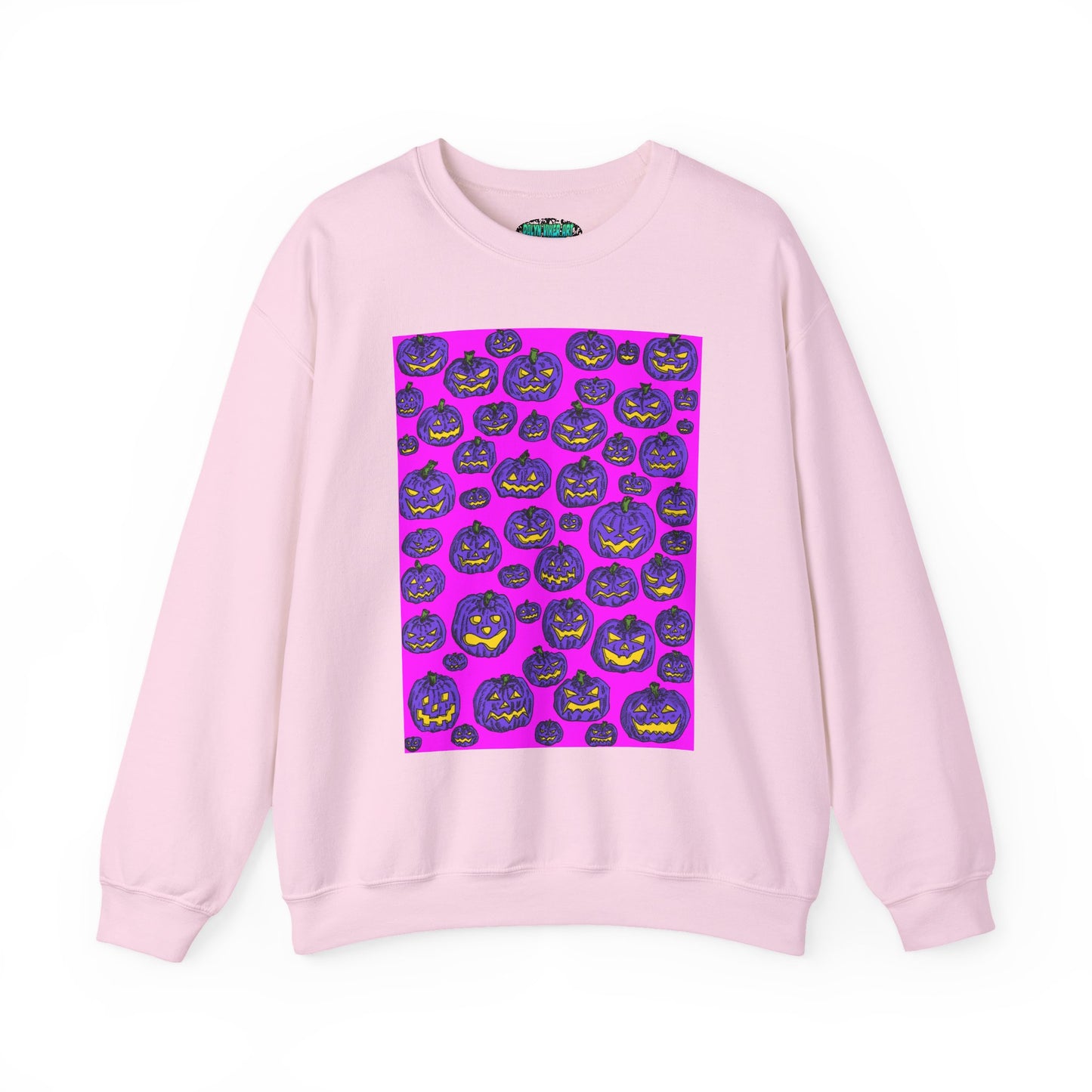 Halloween Pumpkin Crewneck Sweatshirt