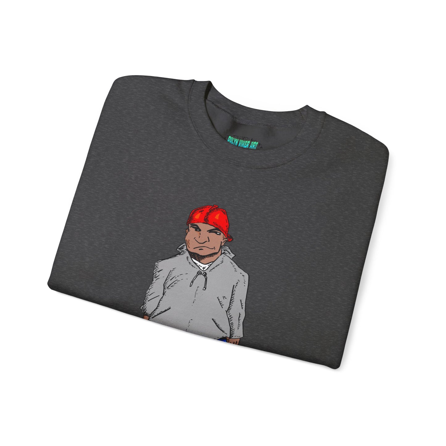 Urban Street Fun Character Boots Art Unisex Crewneck Sweatshirt