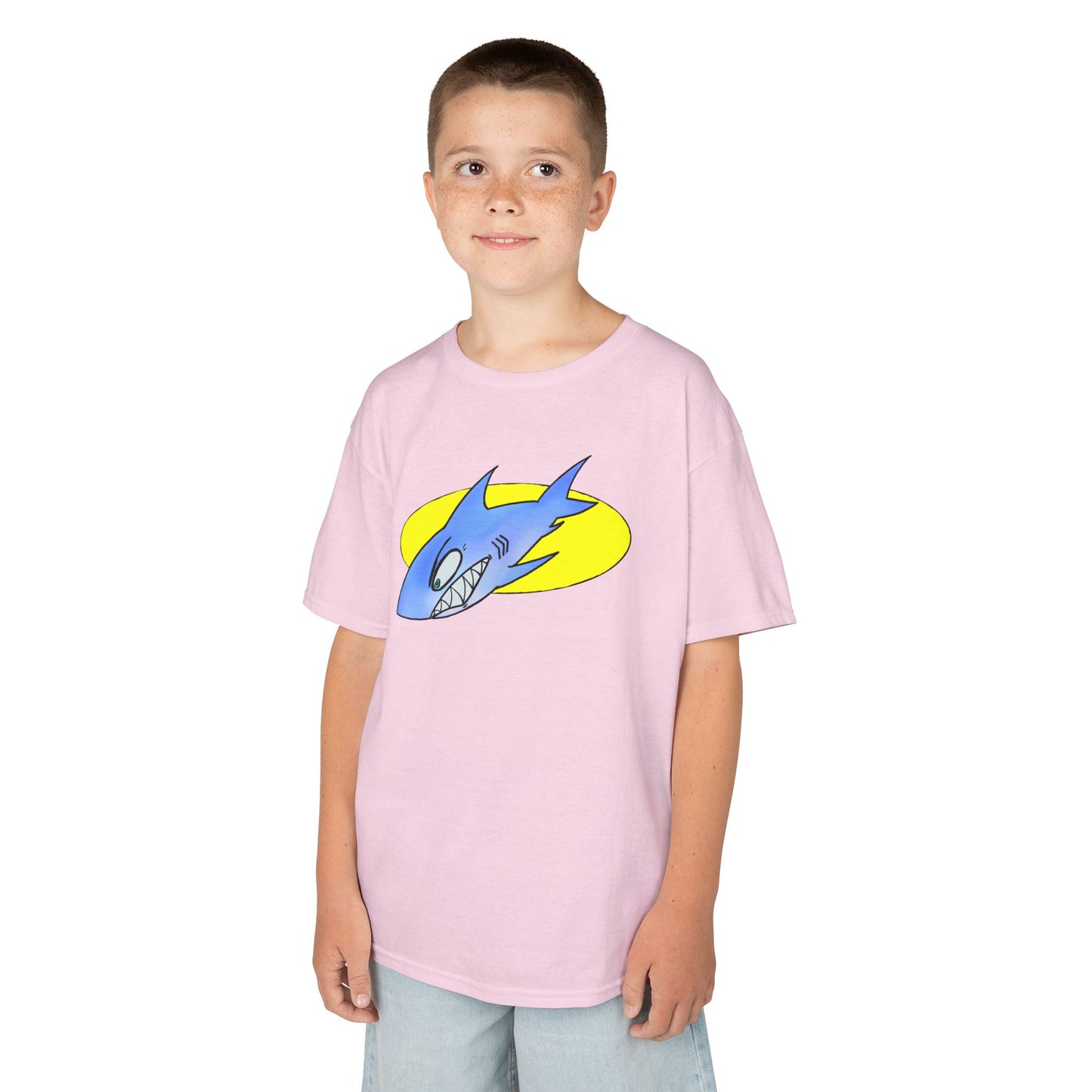 Cool Shark Graphic Kids Tee, Fun T-Shirt for Boys, Lightweight Summer Apparel, Gifts for Young Ocean Lovers, Birthday and Holiday Wear