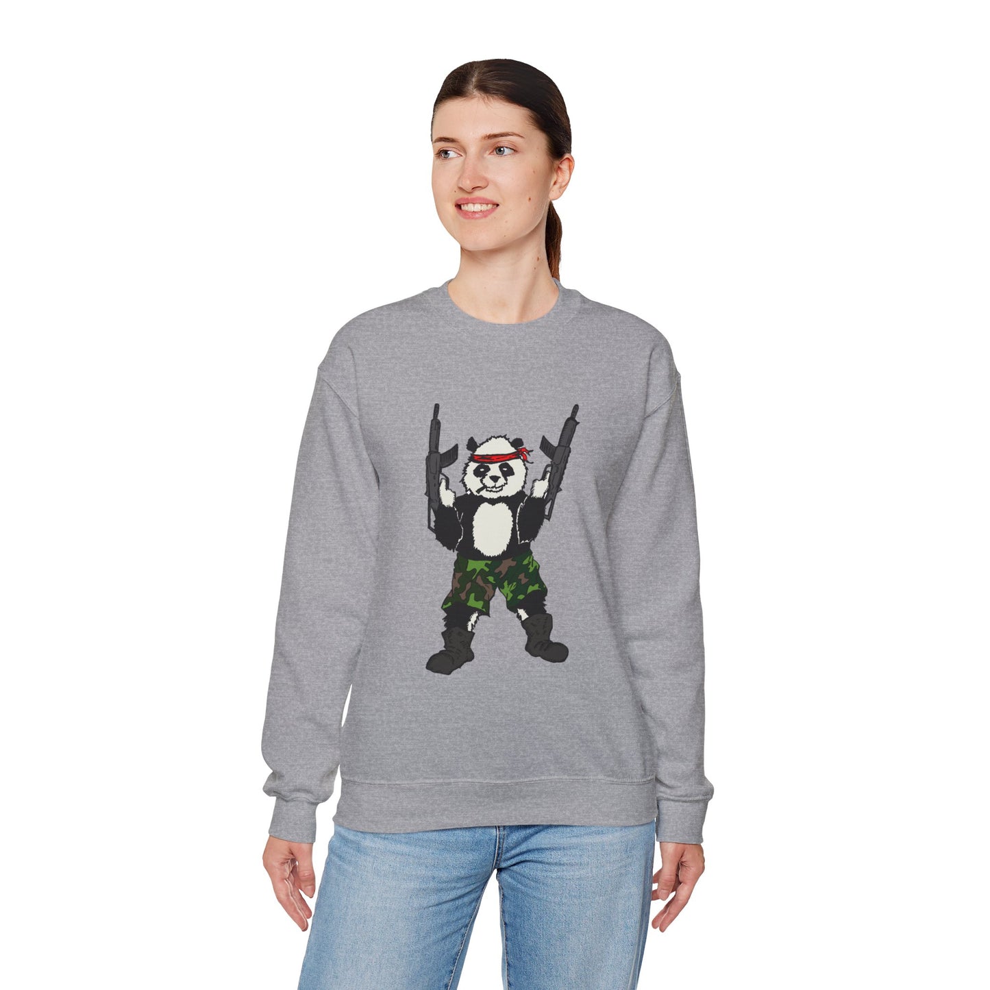 Panda Guns Crewneck Sweatshirt