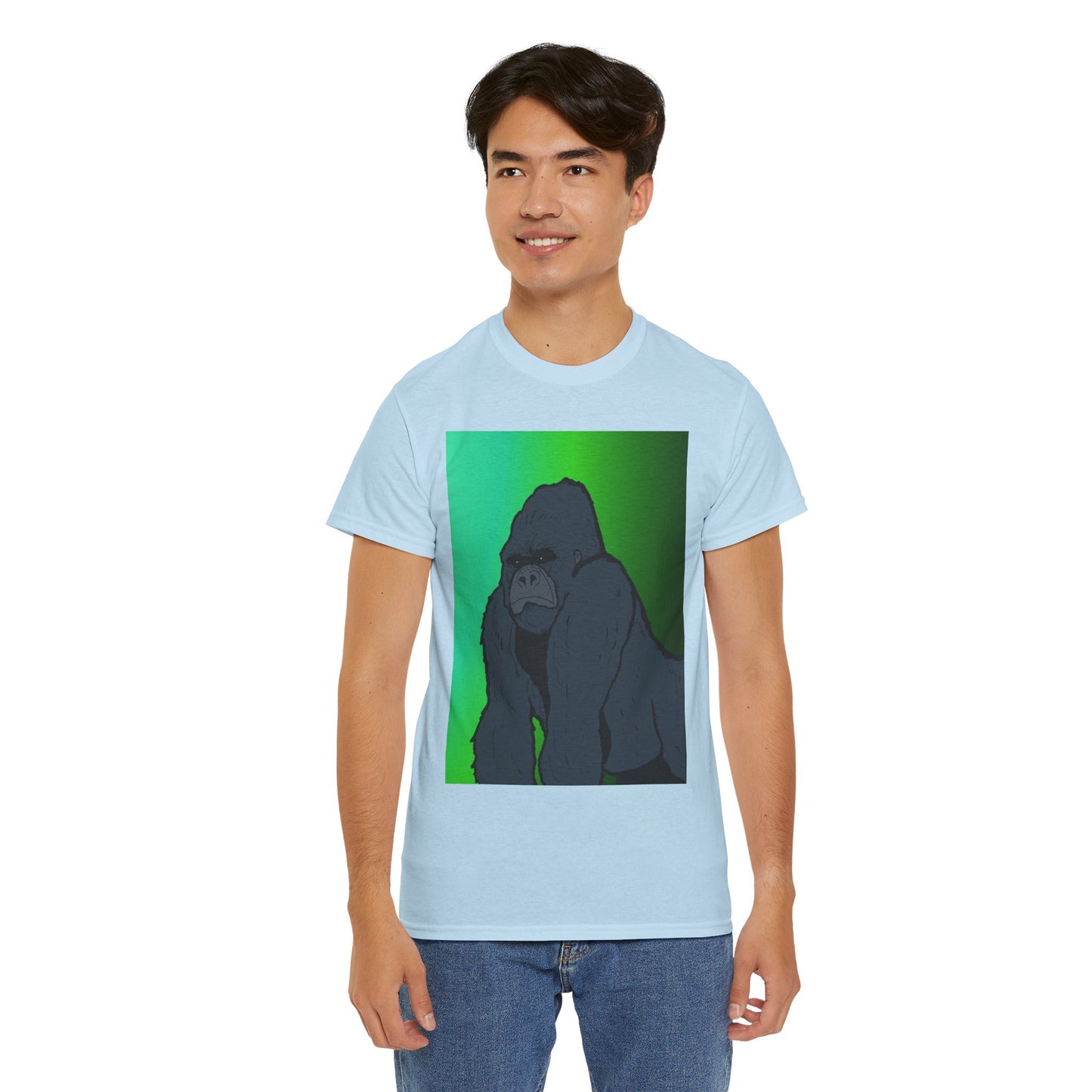 Gorilla Portrait Tee – Graphic Ape Illustration T-Shirt