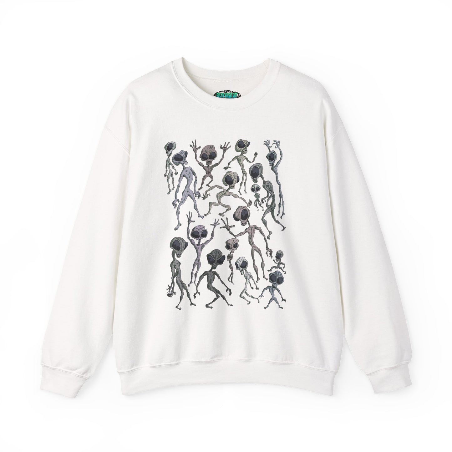 Alien Dance Party Crewneck Sweatshirt - Unisex Heavy Blend™