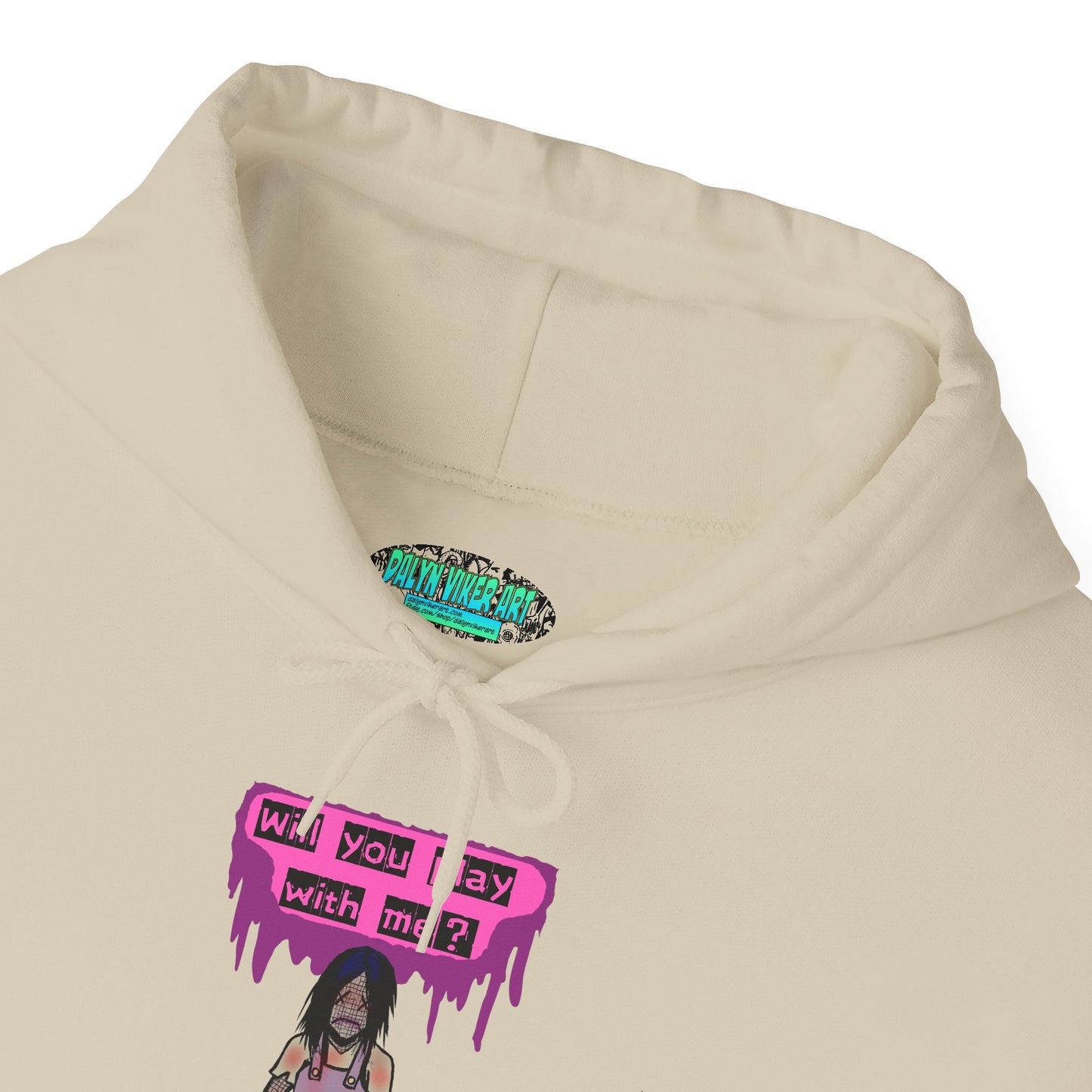 Cool Graphic Unisex Hoodie with Dripping Design, Stylish Sweatshirt, Casual Fashion, Streetwear Gift, Cozy Pullover