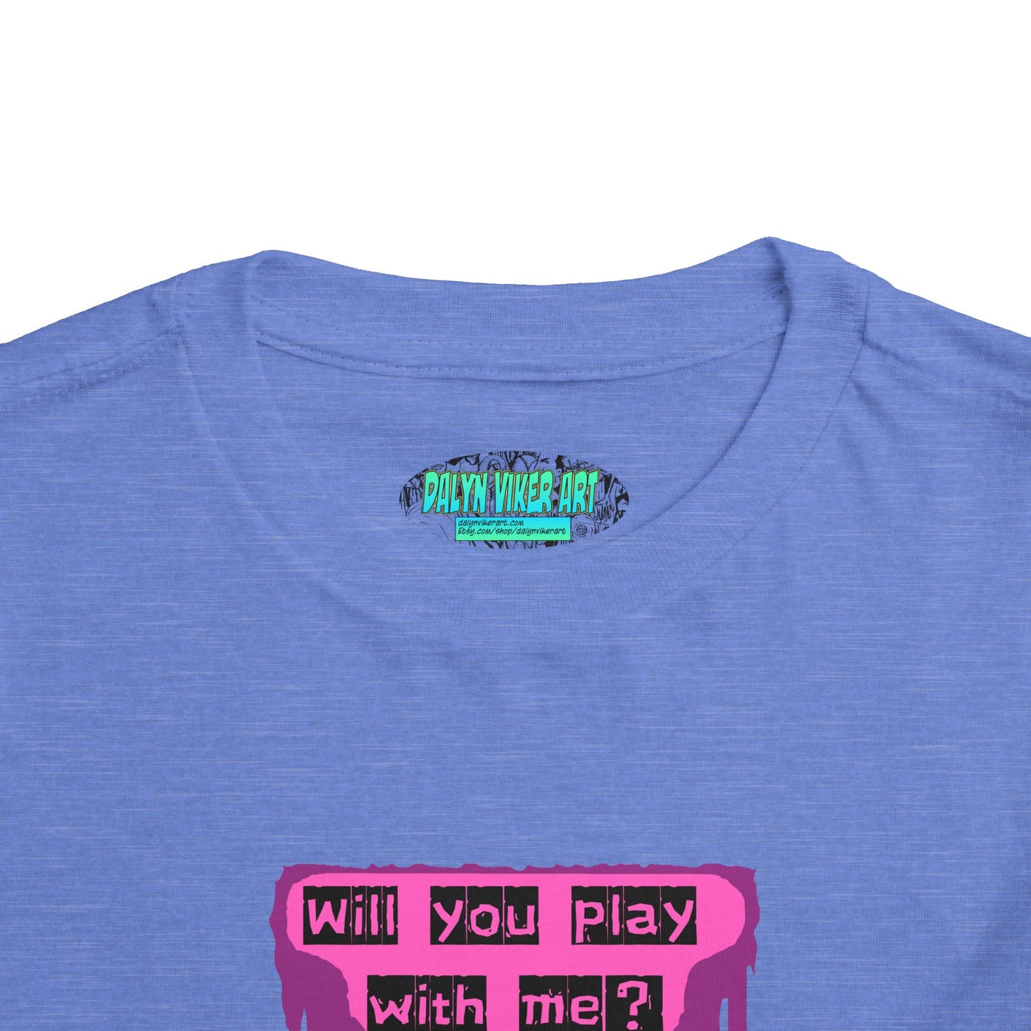 Toddler Tee - Evil Doll - Will You Play With Me