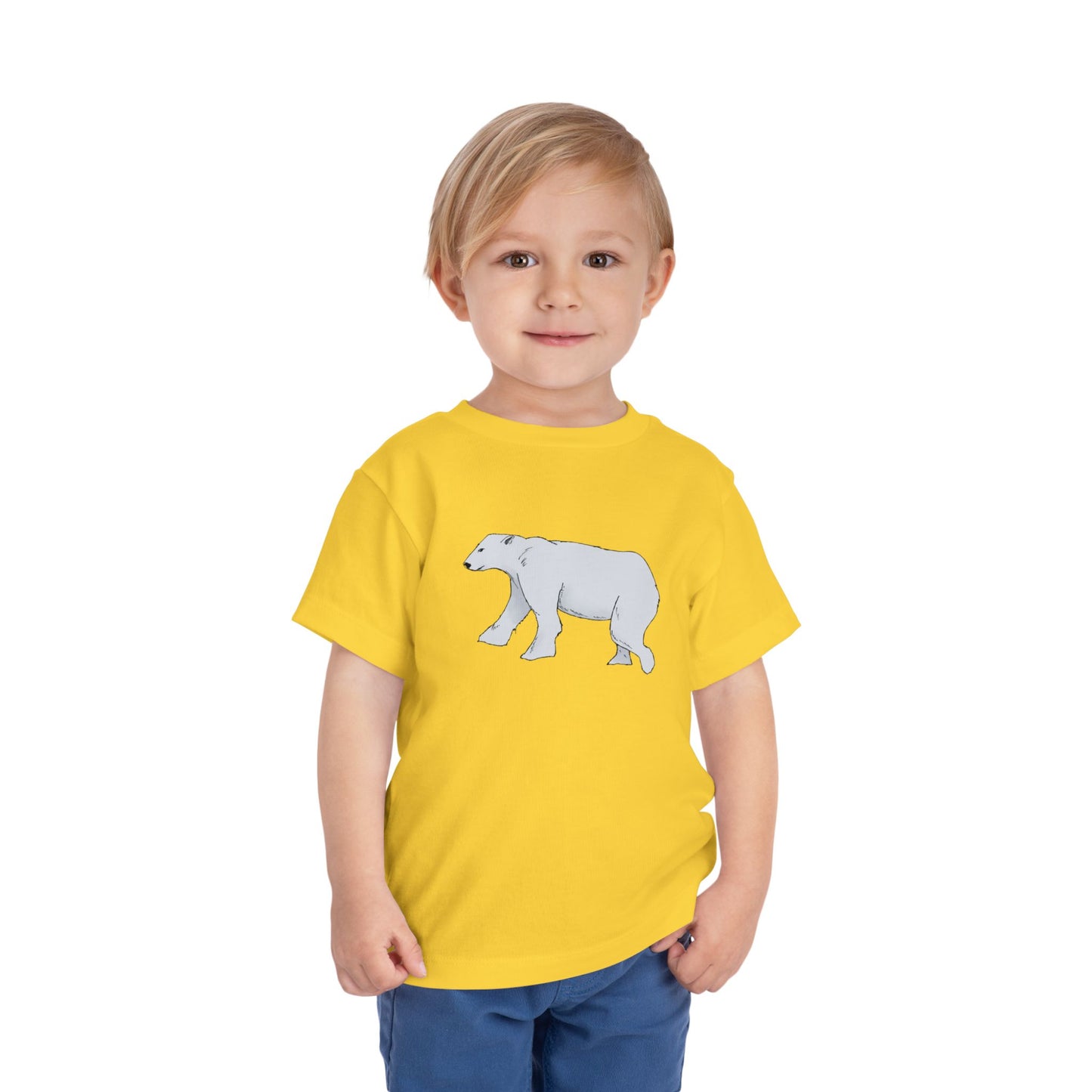 Polar Bear Toddler Tee — Cute Arctic Animal Shirt for Kids