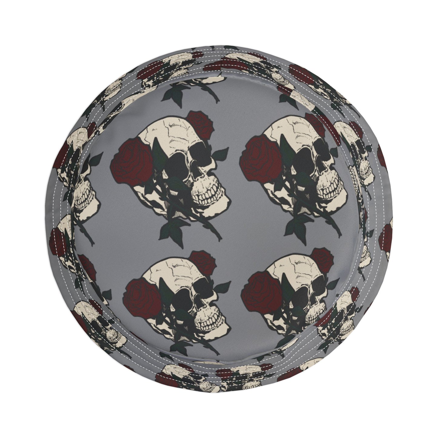 Stylish Skull & Rose Bucket Hat | Trendy Outdoor Accessory