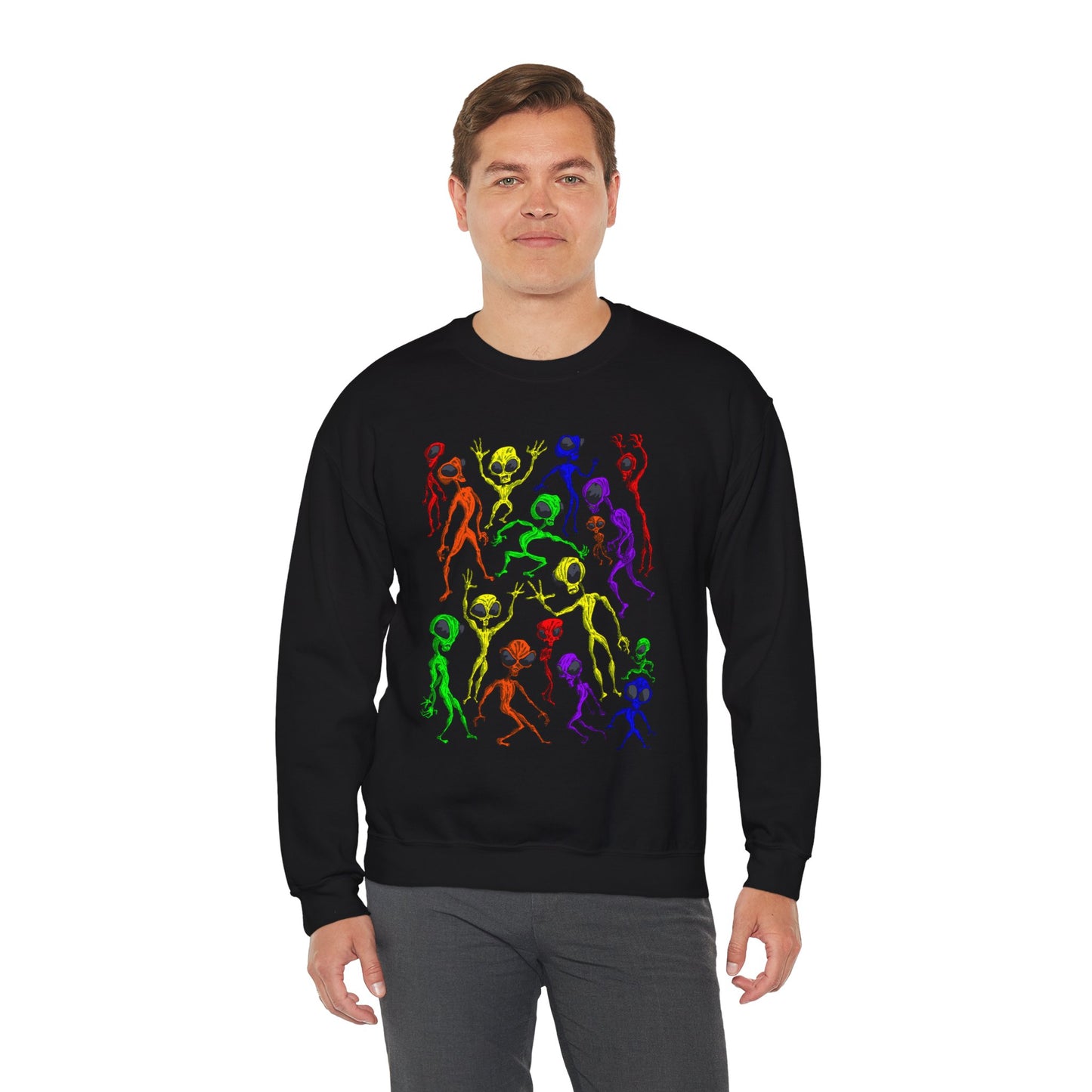 Alien Dance Party Crewneck Sweatshirt