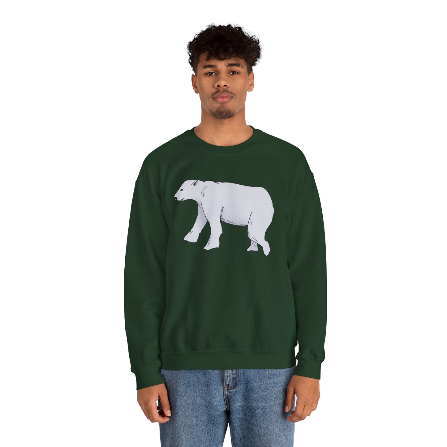 Cozy Polar Bear Crewneck Sweatshirt