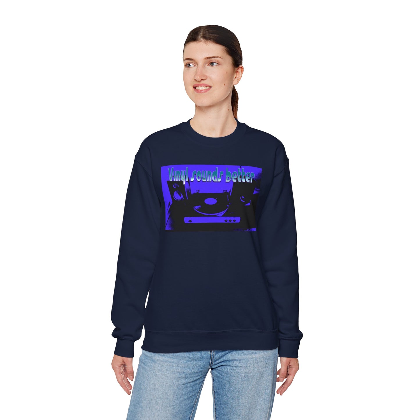 Vinyl Sounds Better Crewneck Sweatshirt