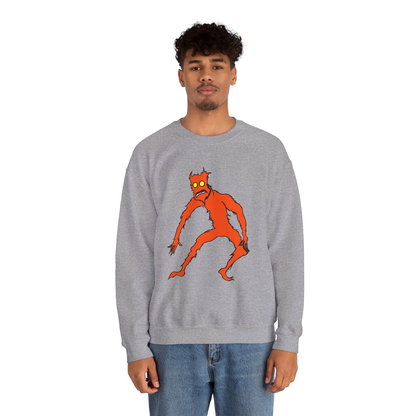 Spooky Monster Crewneck Sweatshirt