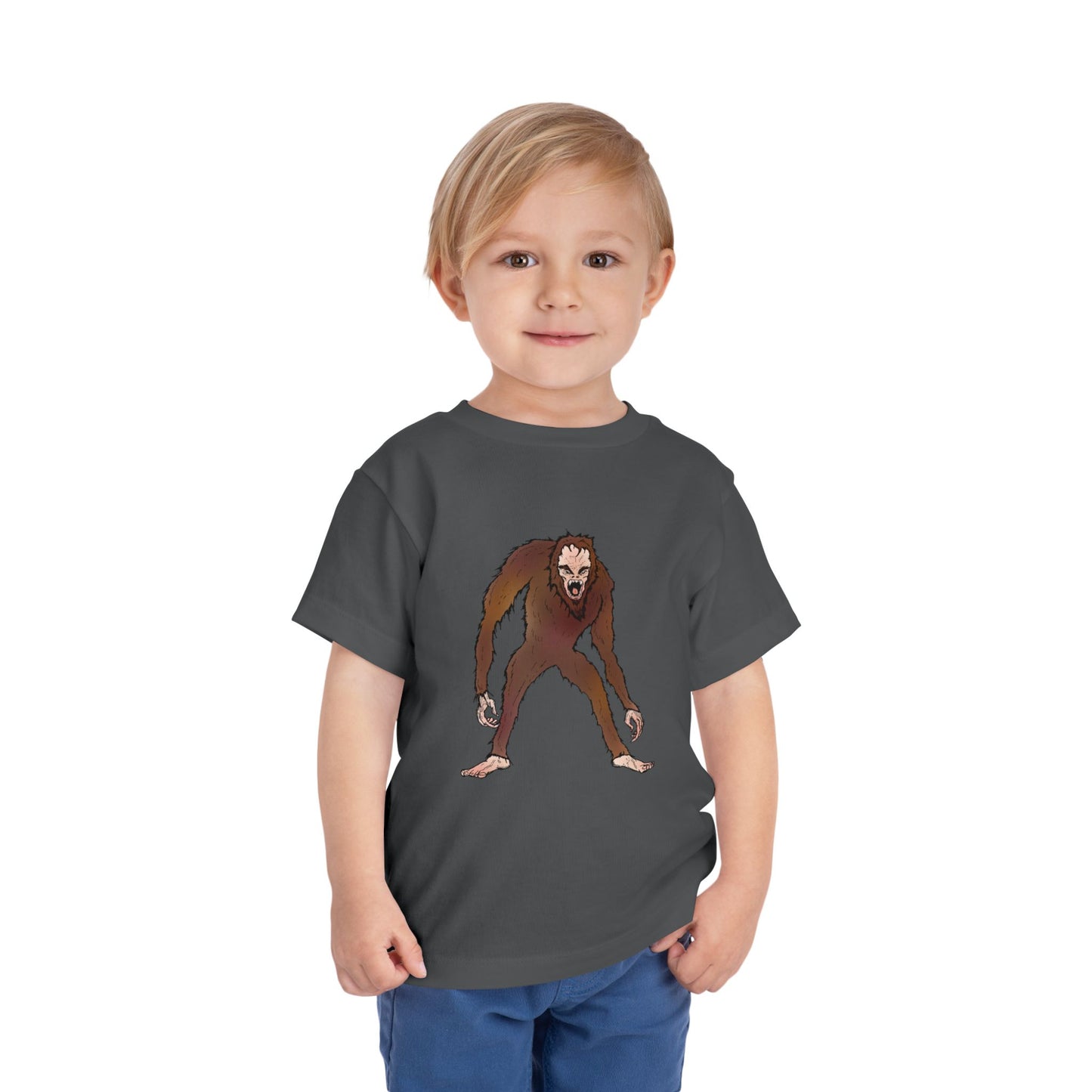 Toddler Tee — Cute Cartoon Kid-Friendly Bigfoot Graphic Shirt